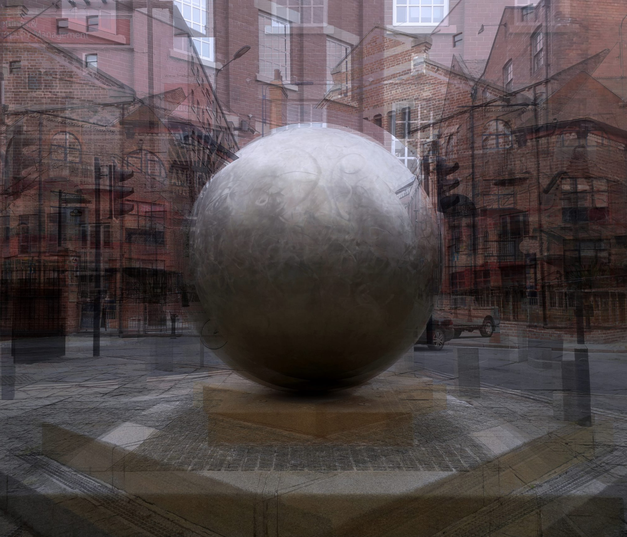 Tamsin Spain - 7 layers, “darken” blend mode, each layer 50% opacity, final edits made in Affinity to the flattened file