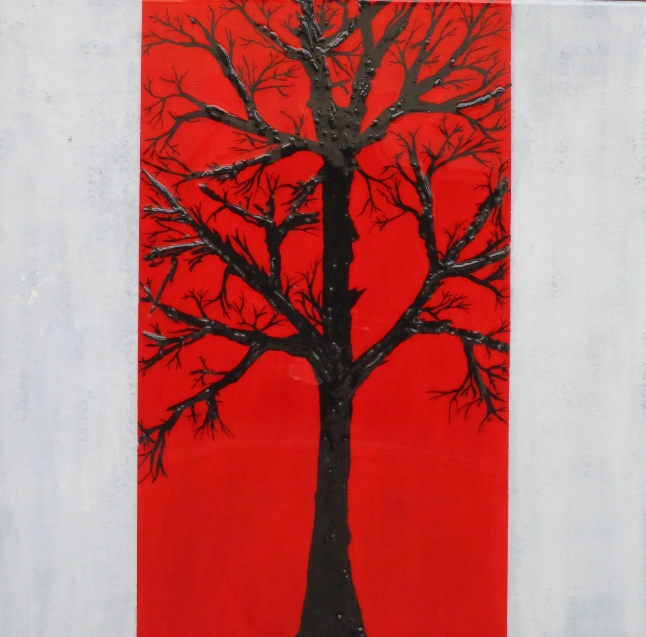Curtains for the Old Tree, 40" x 40"