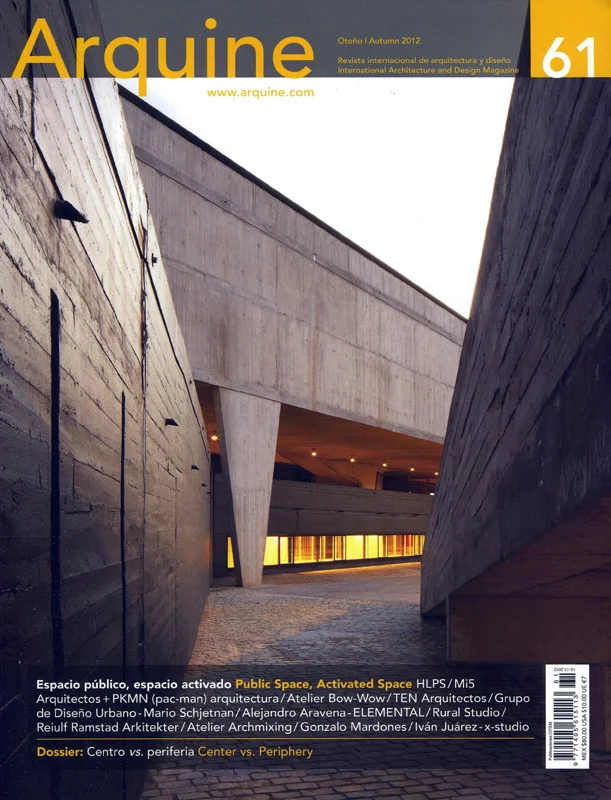 PASAJES. Arquitectura y Crítica Nº 124. Septiembre 2012 PASAJES. Arquitectura y Crítica Nº 123. Junio 2012 PASAJES. Arquitectura y Crítica Nº 122. Abril 2012