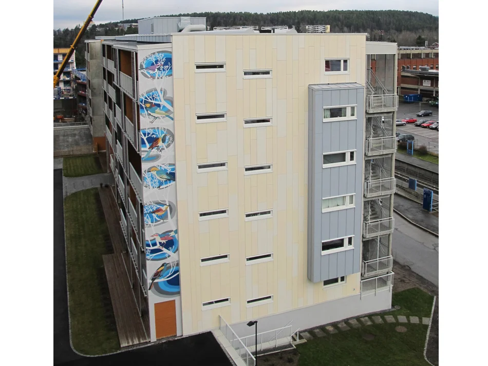 Wallpainting for SO Project in Oslo.