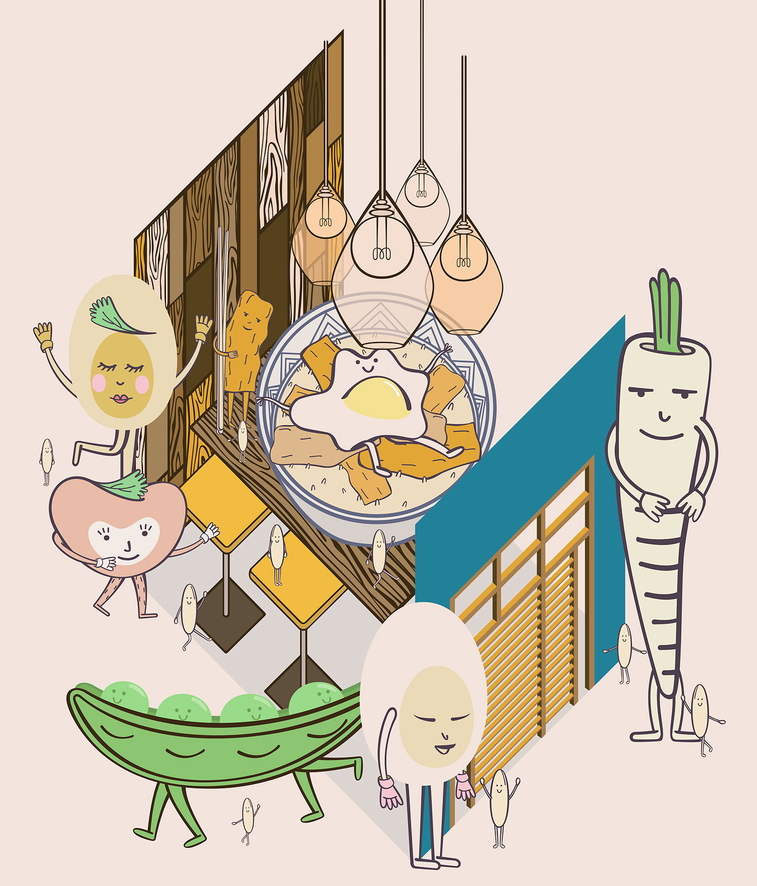 Restaurant Review Illustrated: Oishinoya in Paris.