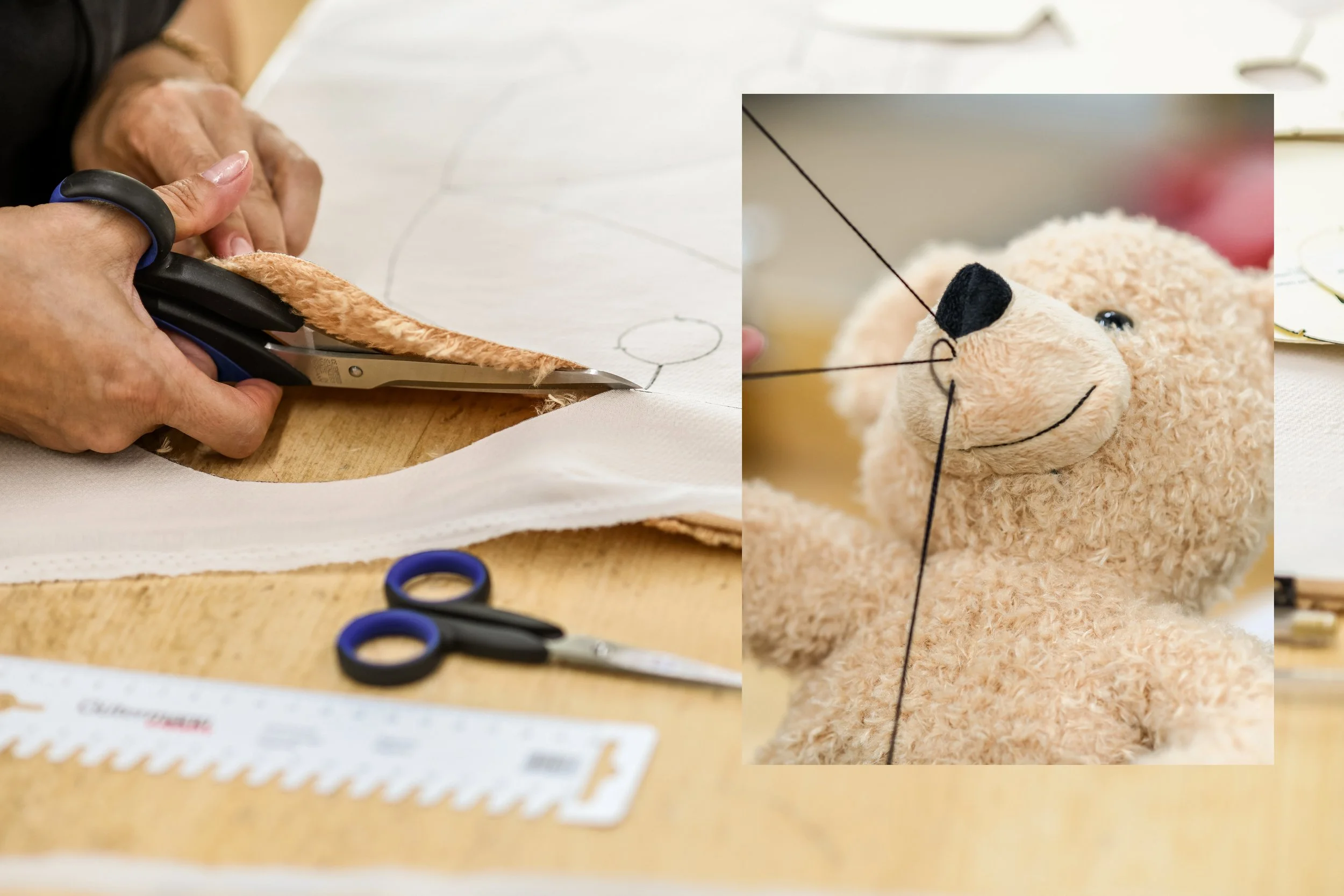 Steiff Fabrikation; einblick in die Manufaktur der weltberühmten Steiff-tiere.