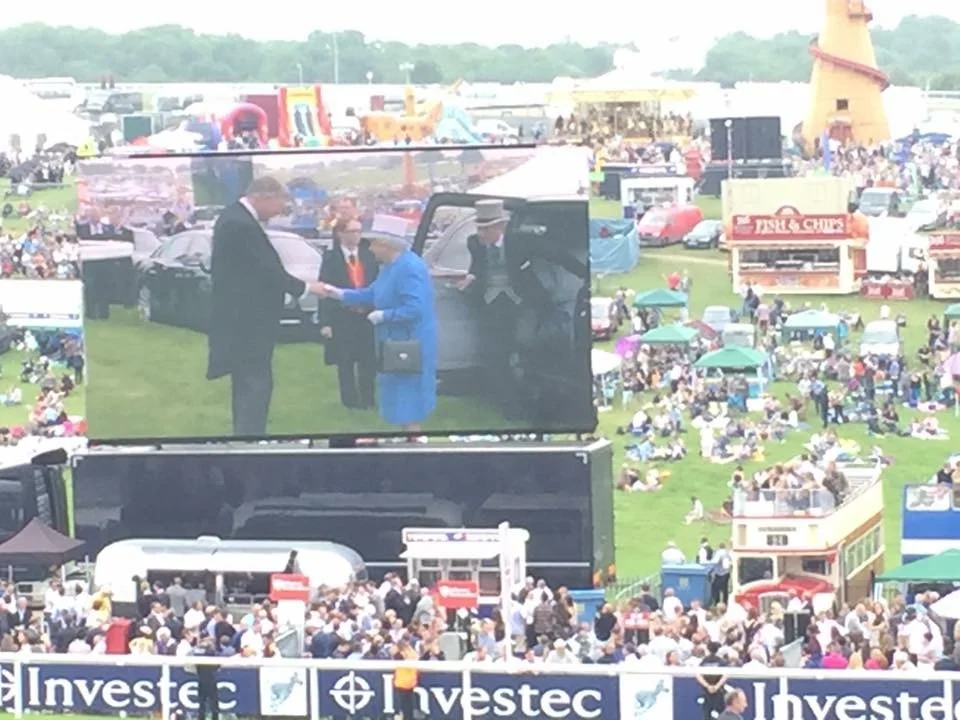 For the first time in my life I sang God Save the Queen in front of her, possibly the most patriotic I've ever felt! 