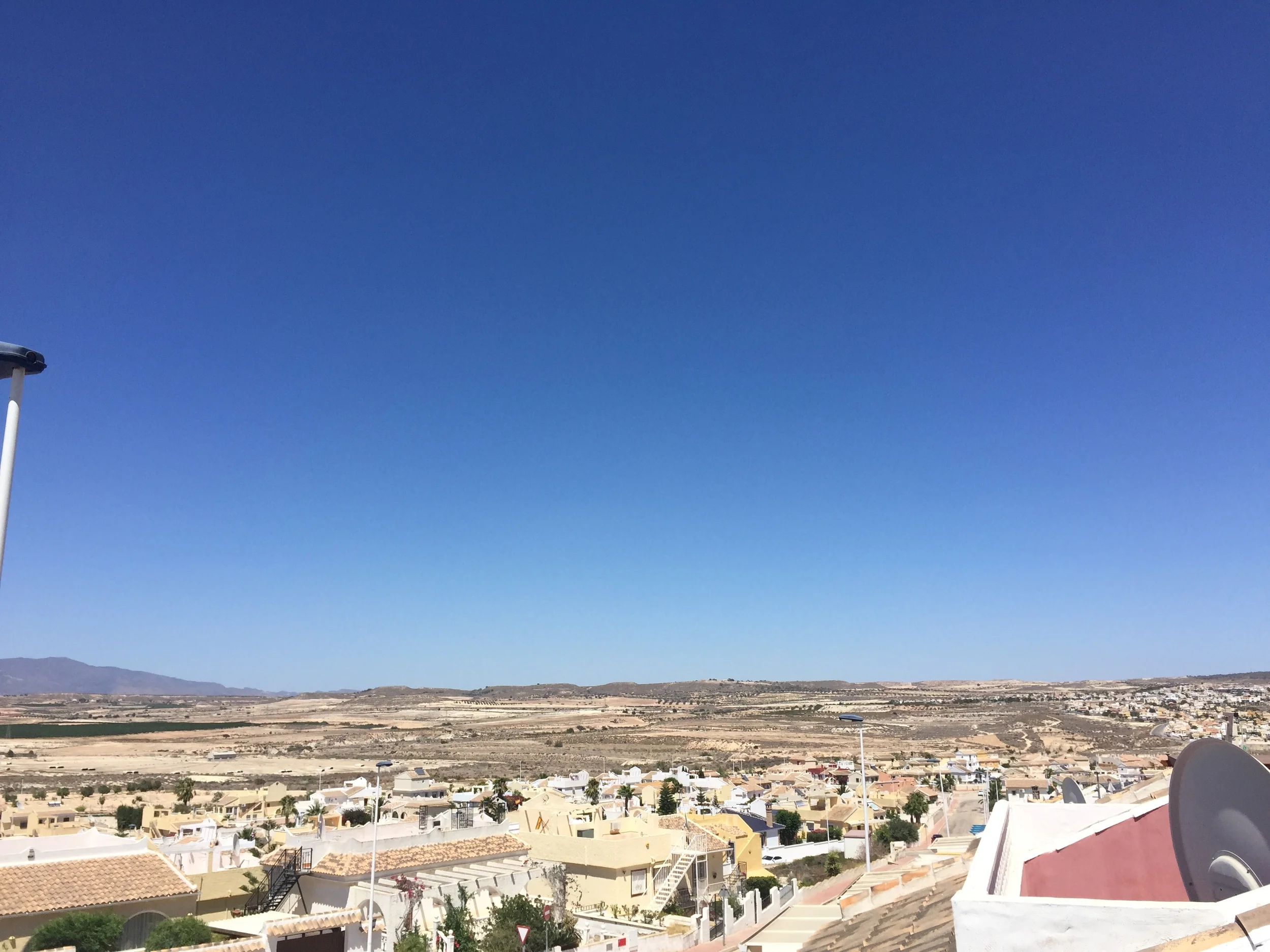 The stunning view from my roof was all the reward i'd ever need...