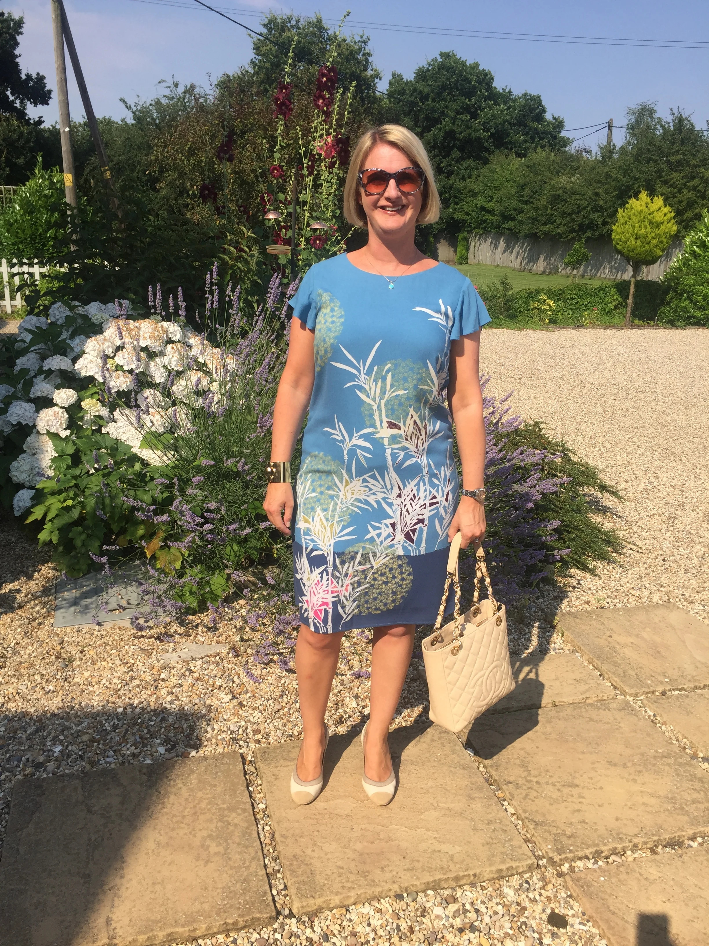Dress From White Stuff, Bag and Shoes Chanel
