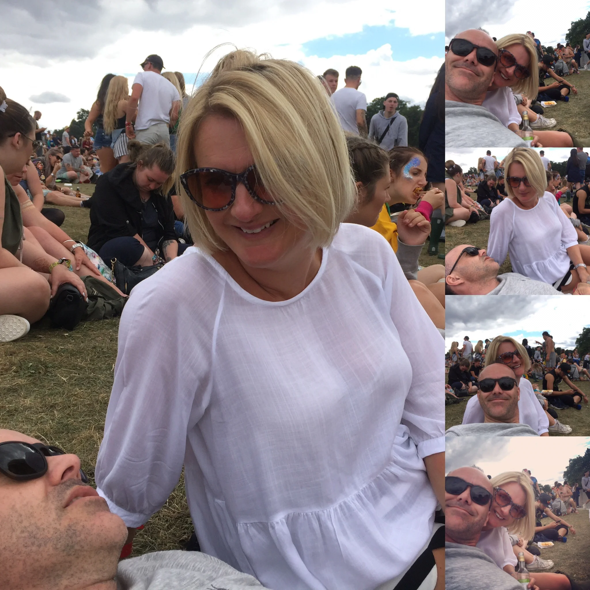 I truly hadn't expected any of it to be chilled out and relaxing,but it was just lovely sitting on the hill with my hubby watching artists I'd never heard of but loving it!