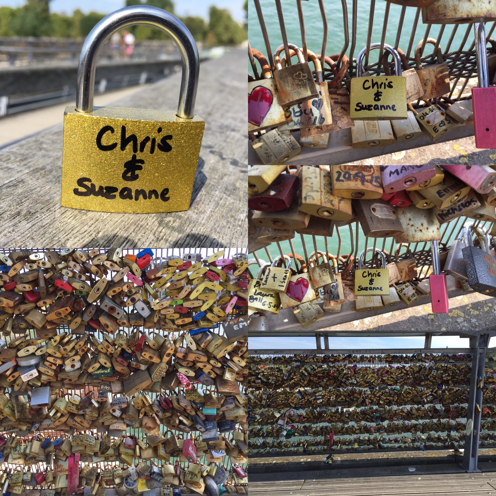 ...and yes, we went there, the love bridge, and really who couldn't fall for the mushy concept. I was highly surprised when hubs asked if we should join them. Probably one of the most romantic things ever...