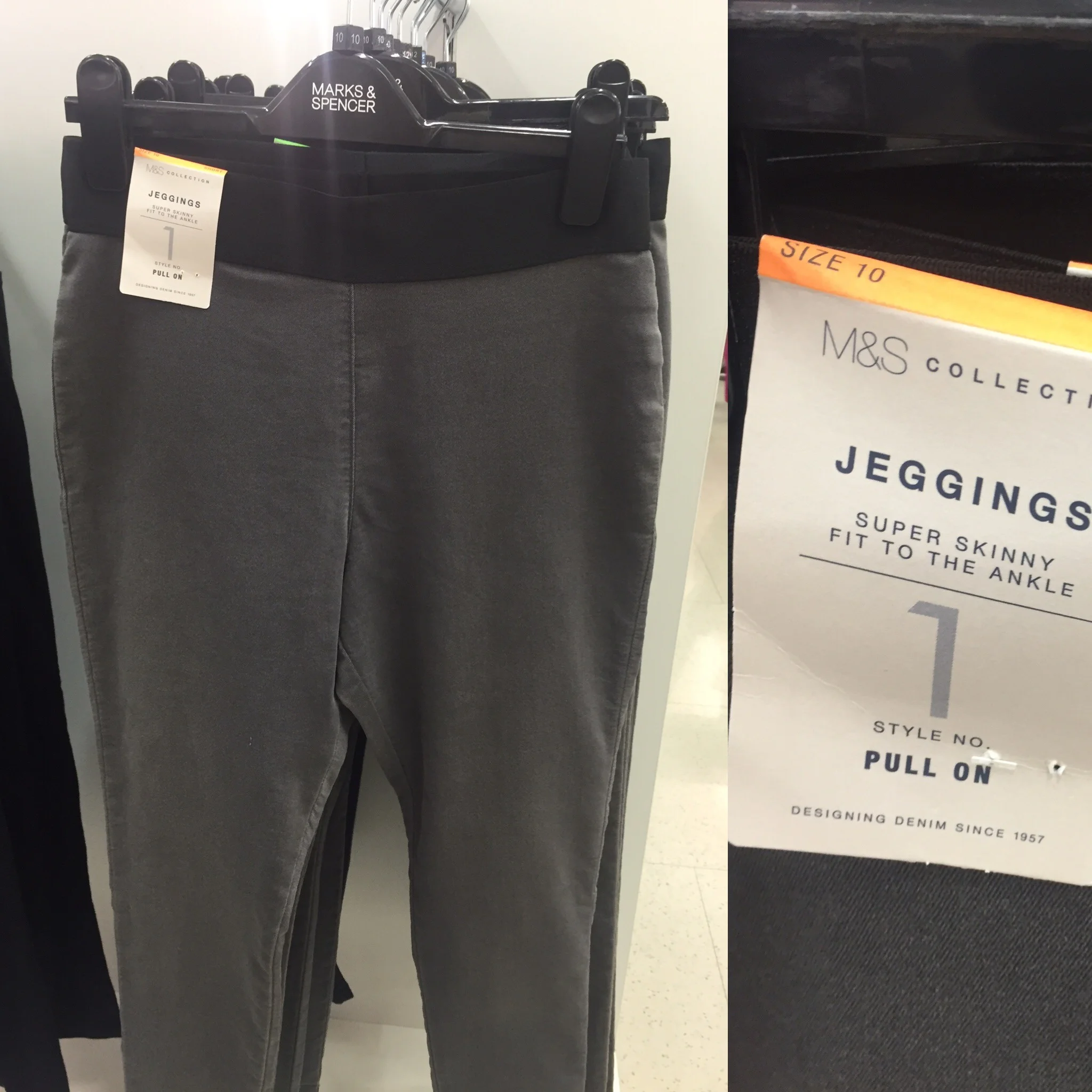 Marks and Spencer have a range of super soft jegging in various colours too.