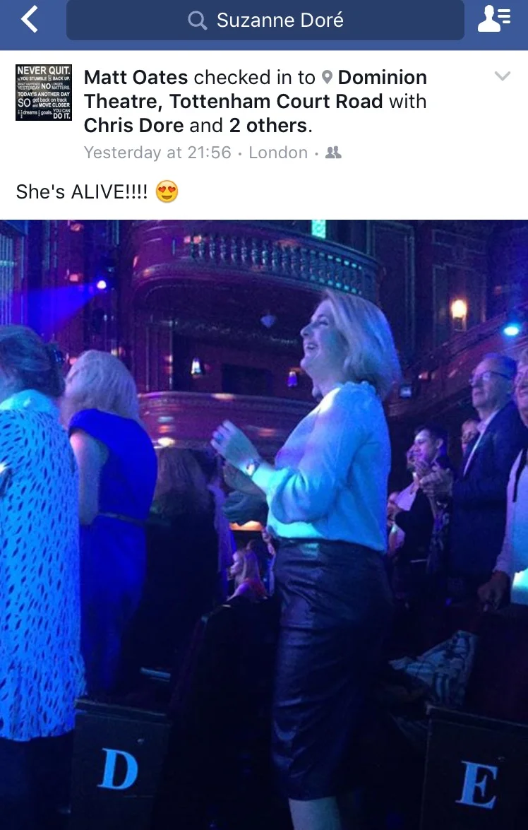 I think that caption says it all here!! Much like the Tin man I had a real heart the whole time,I just needed the right show to awaken it hahahahahahahahahahahahhahahha Turns out The Bodyguard at The Dominion Theatre is the one I've been 'saving all my love' for! ;)