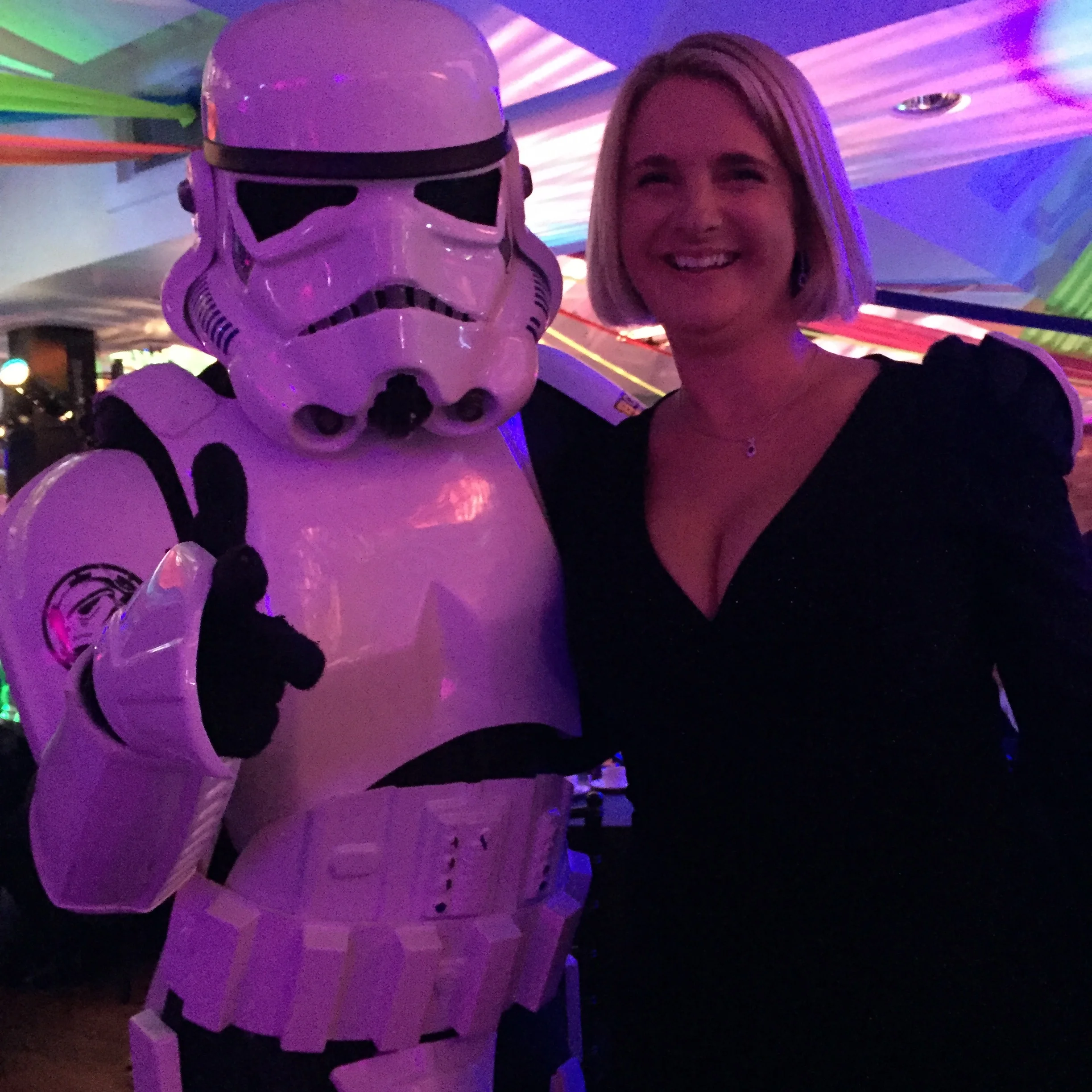The entertainment at the do this year were the dancing Storm Troopers from Britains got talent, they were absolutely fabulous, staying on long after their set had finished to dance with the guests and have photos. 