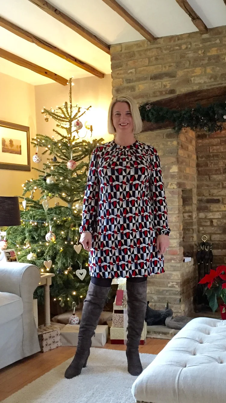 Dress form Dorothy Perkins, Boots from LK Bennett, Weight gain - all my own hard work ;)