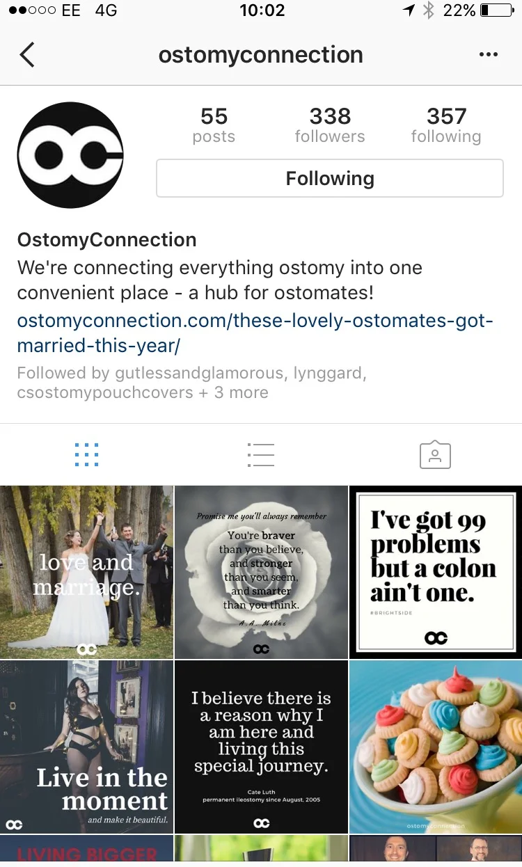 You can find Ostomy Connection on Instagram, Facebook and Twitter. Now I can't say I know much about this next one as I have a colostomy, which isn't too badly behaved at bag change time, but from what I've heard from people with ileostomy's is that it can be a right bugger to change the bag, especially if you happen to have a particularly active one. I can't personally recommend this product, but from what I read about it it sounds like at least in part the answer for a tricky to change stoma. I was thinking of getting one for myself for out and about use, even colostomies can take their owners by surprise sometimes. ;)