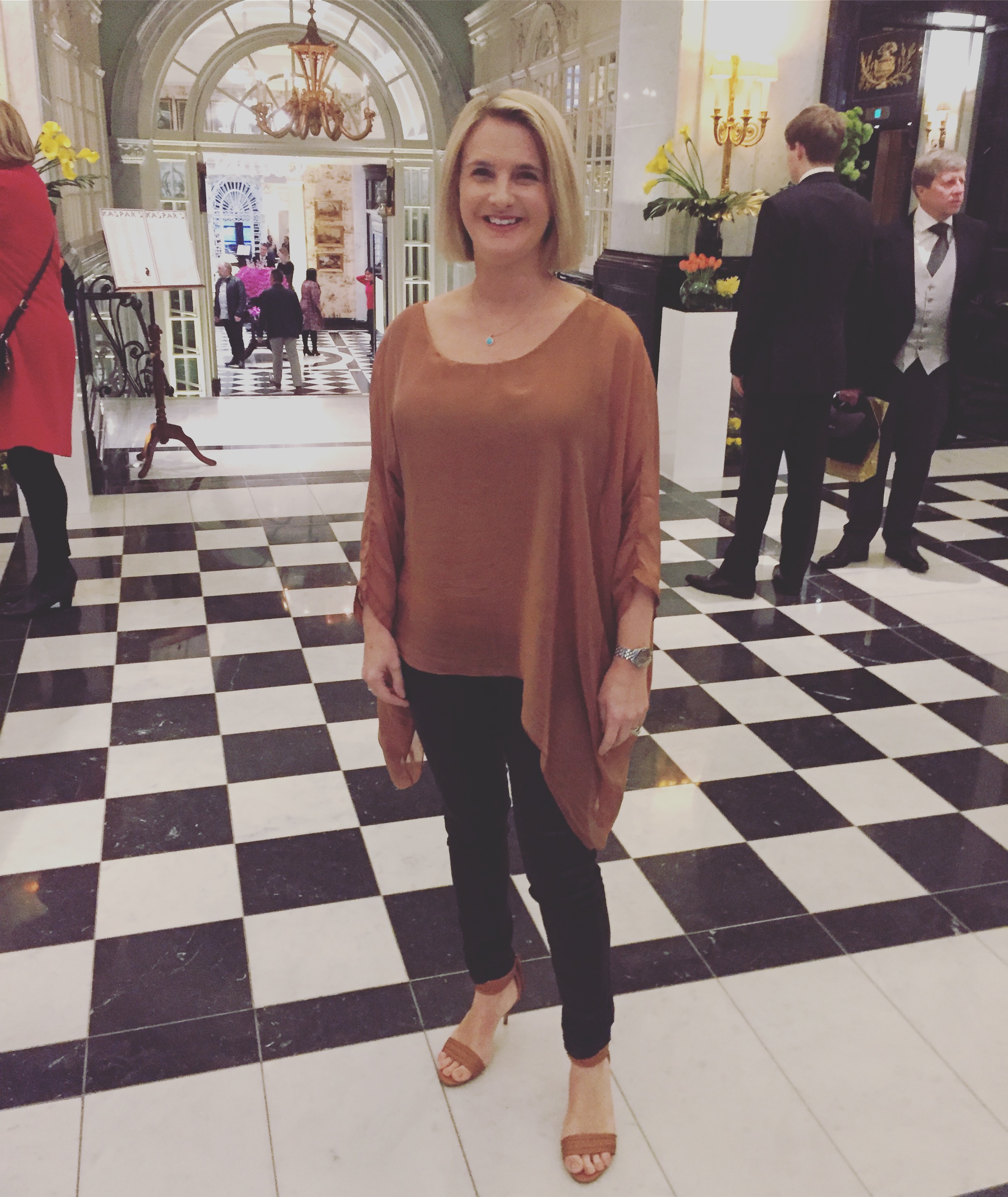 In the Foyer of The Savoy.