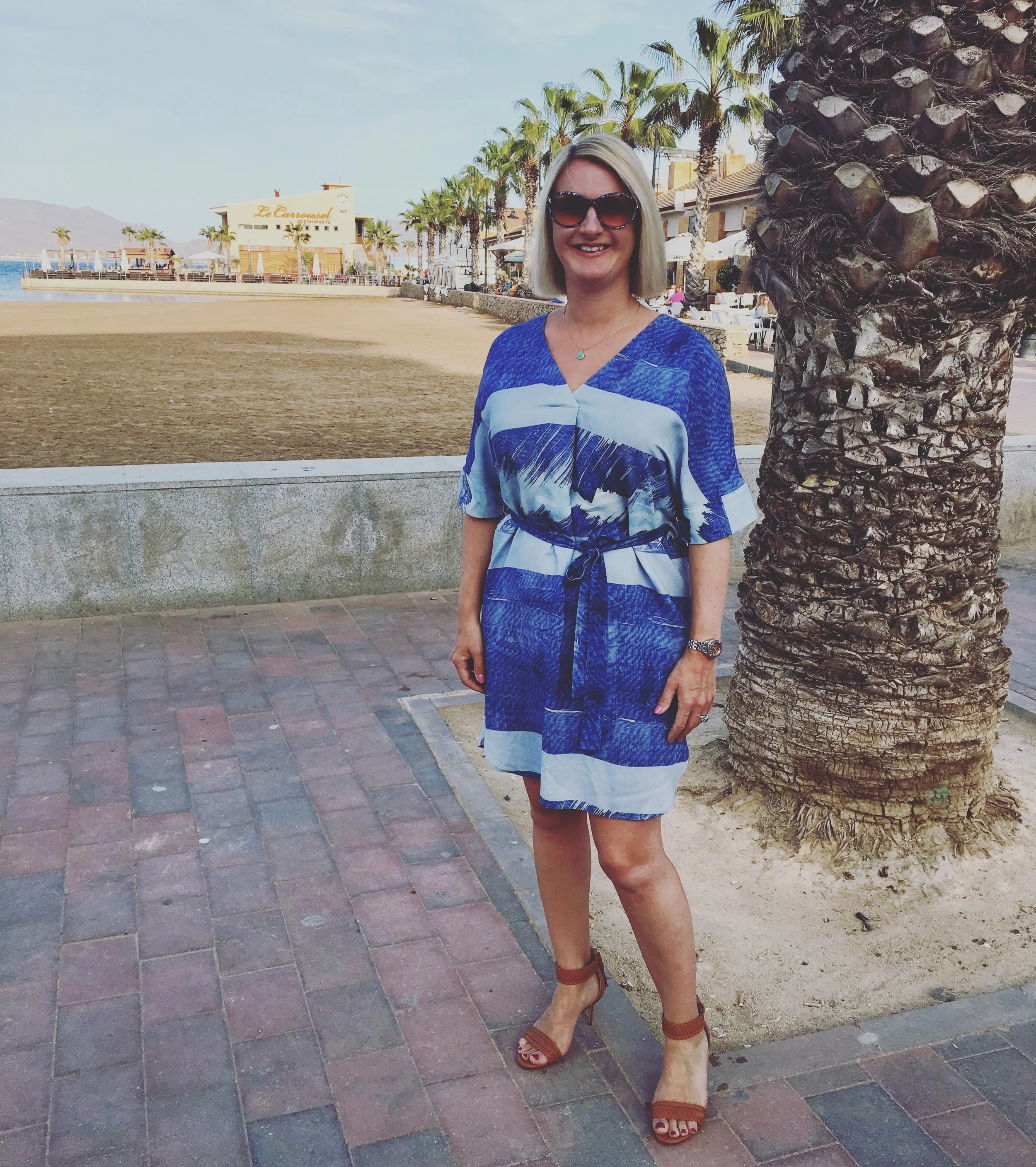 Dress from Oliver Bonas, Shoes from Ralph Lauren, Tan - all my own hard work laying out like a beached whale hahahahaha. I always thought Oliver Bonas was a maternity wear shop, no idea why, anyway they're not, they have some great clothes for wearing when you have a stoma. I haven't got one near me but I will pop in next time I'm in London.