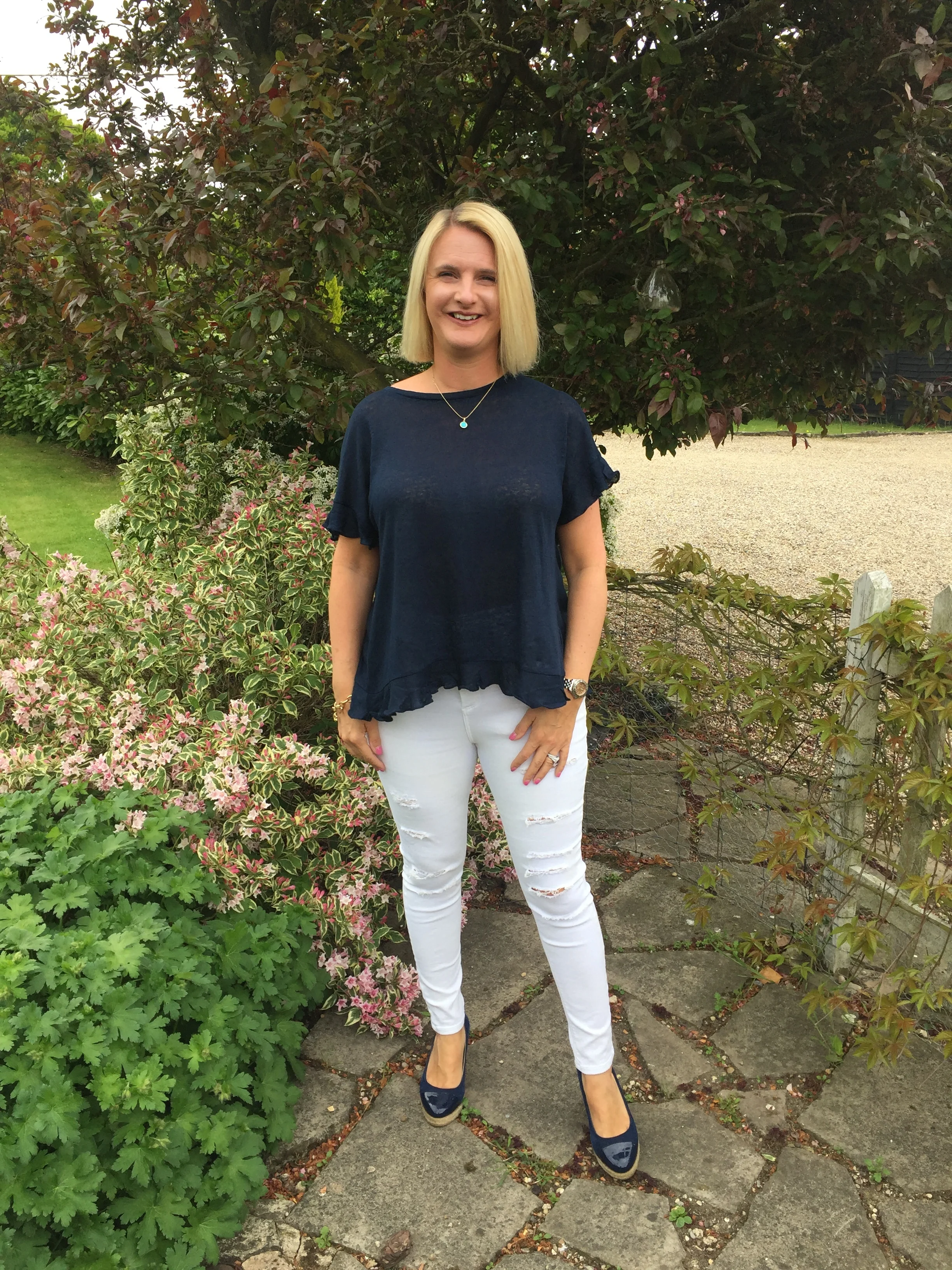  Top From Anthropolgy, Jeans from Topshop, Shoes from Russell and Bromley I'm thinking of having a belated baby shower for myself...where people just bring heavily frosted cupcakes :)