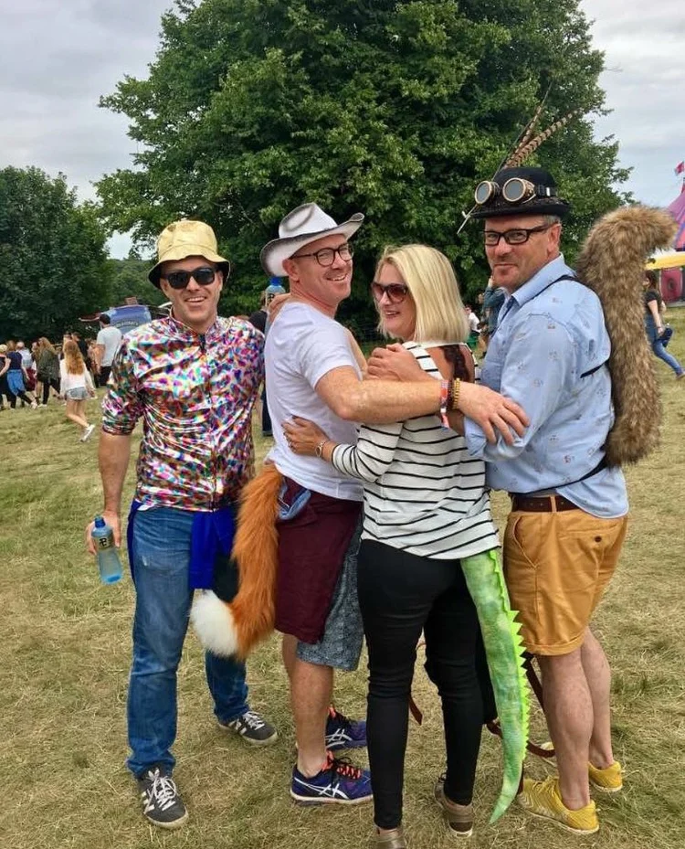I kid you not, we didn't even stand out from the crowd!