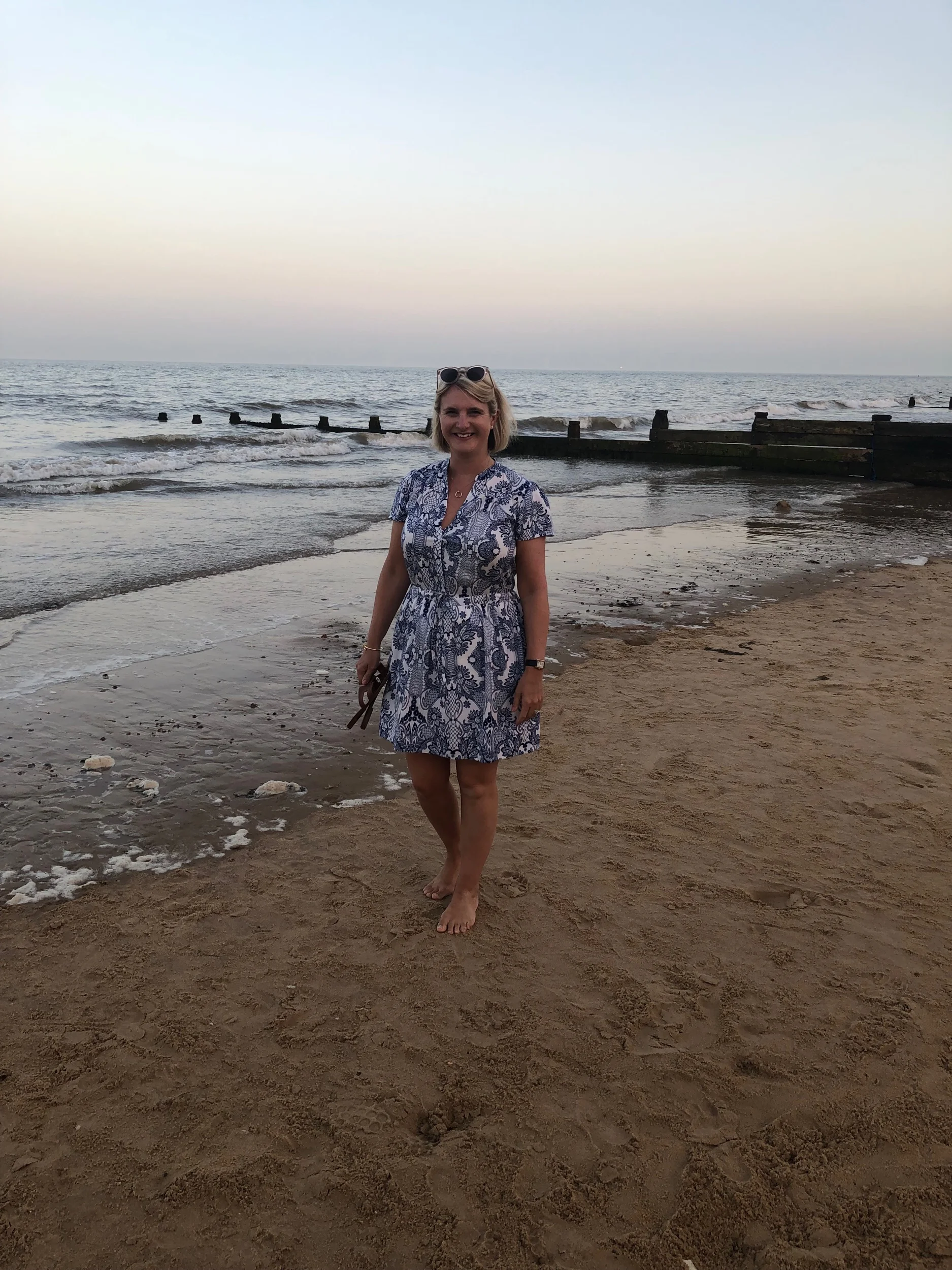 Dress from Primark, Shoes (in hand) from Hermes