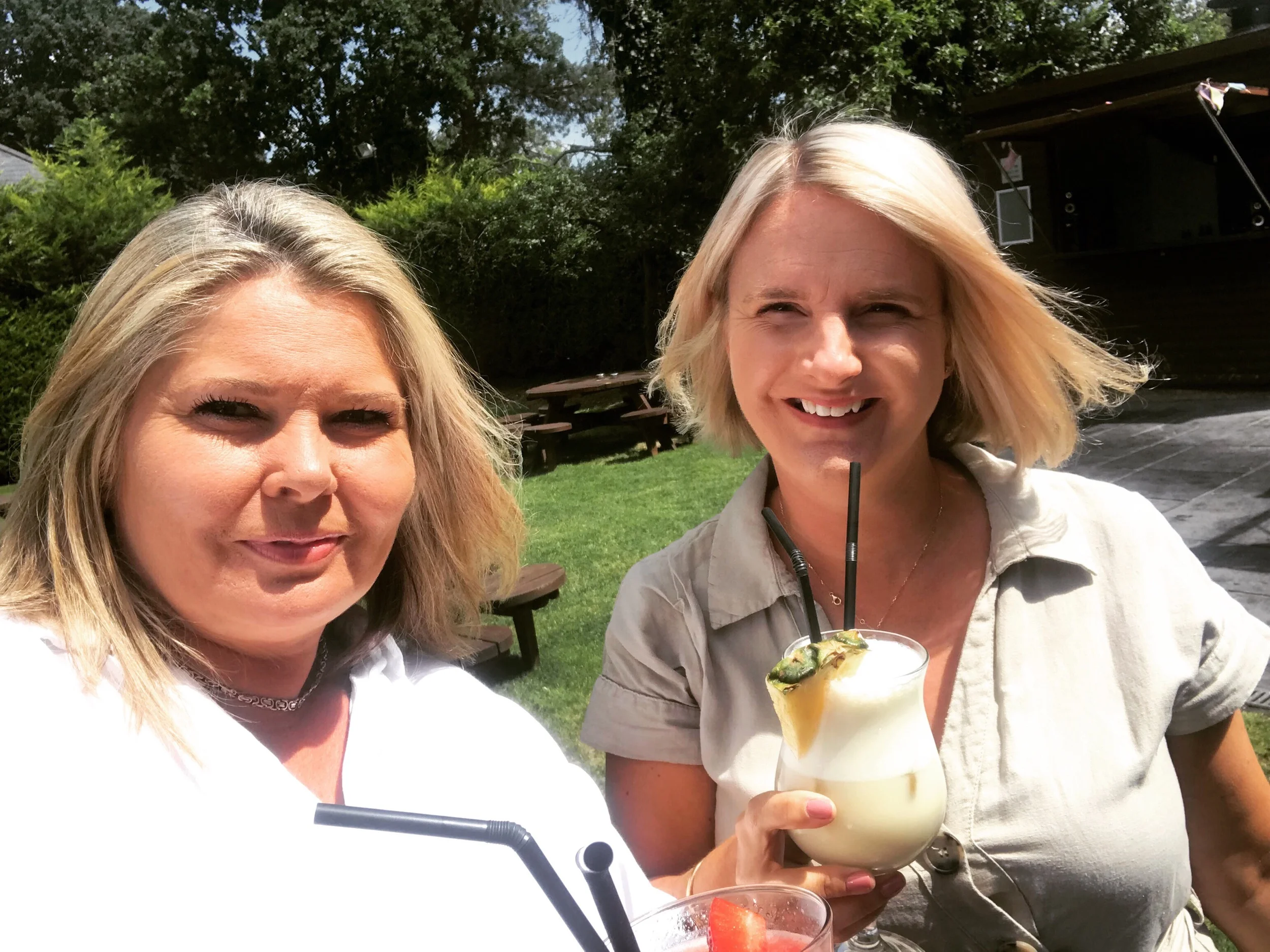 Non alcoholic cocktails all round…