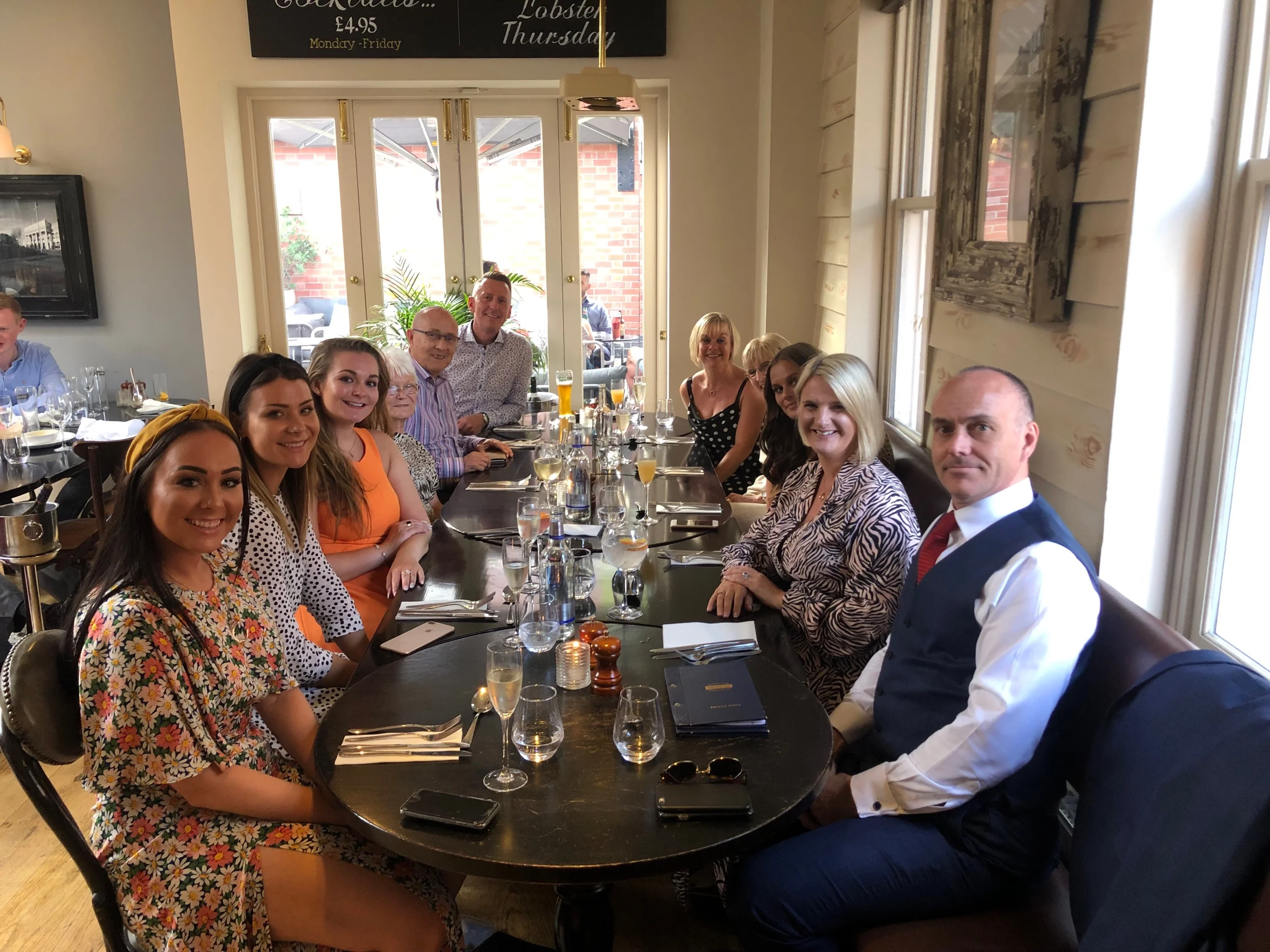 I’d like to say a huge thank you to all of Len’s family, mainly her mum and dad for firstly allowing us to come along and share in her big day and for making us feel welcome and part of it. xx