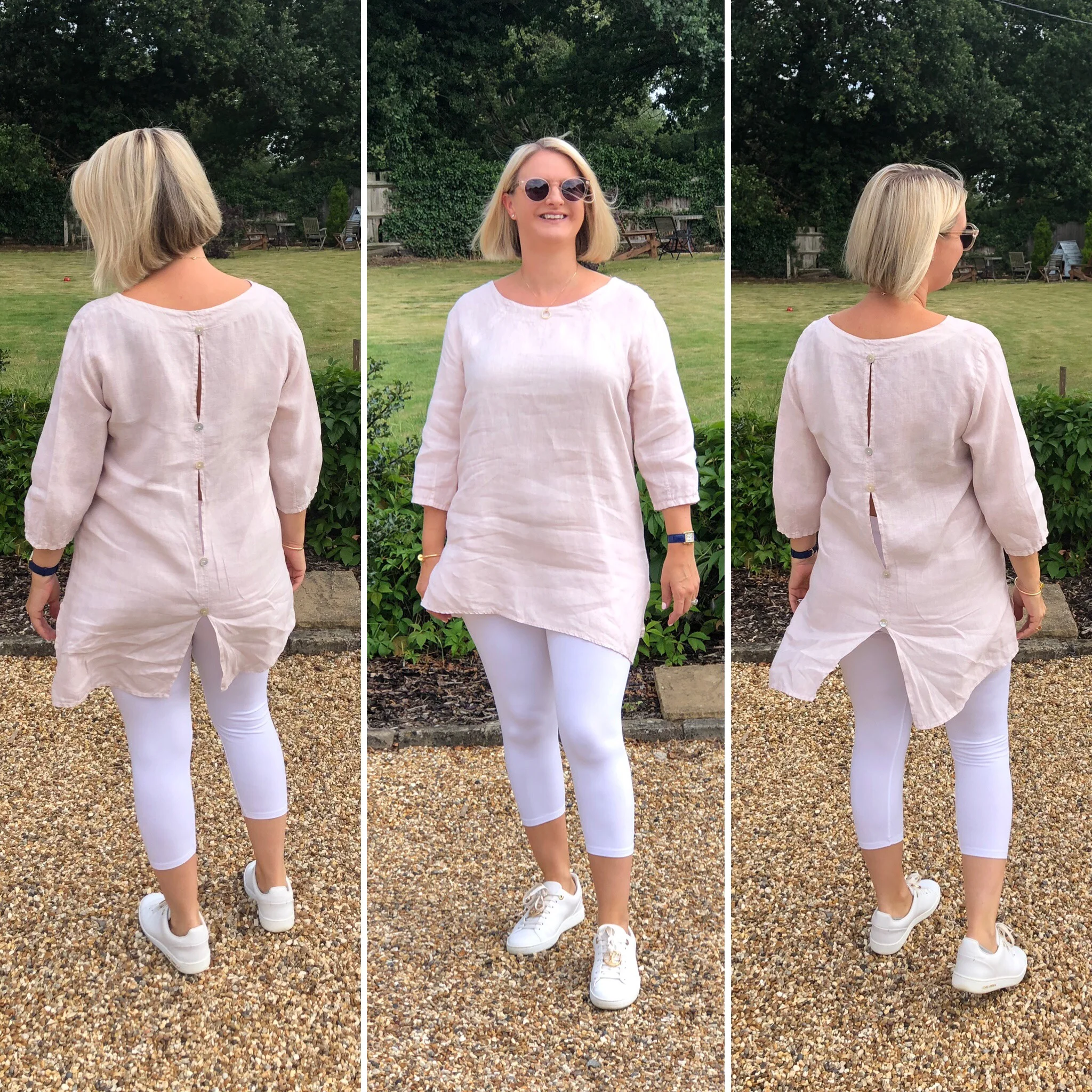 I always find an interesting back can make up for a messy front…and I have a messier front than most hahahahaha I love the slashed part at the back, just adds a bit of interest to an otherwise plain top.