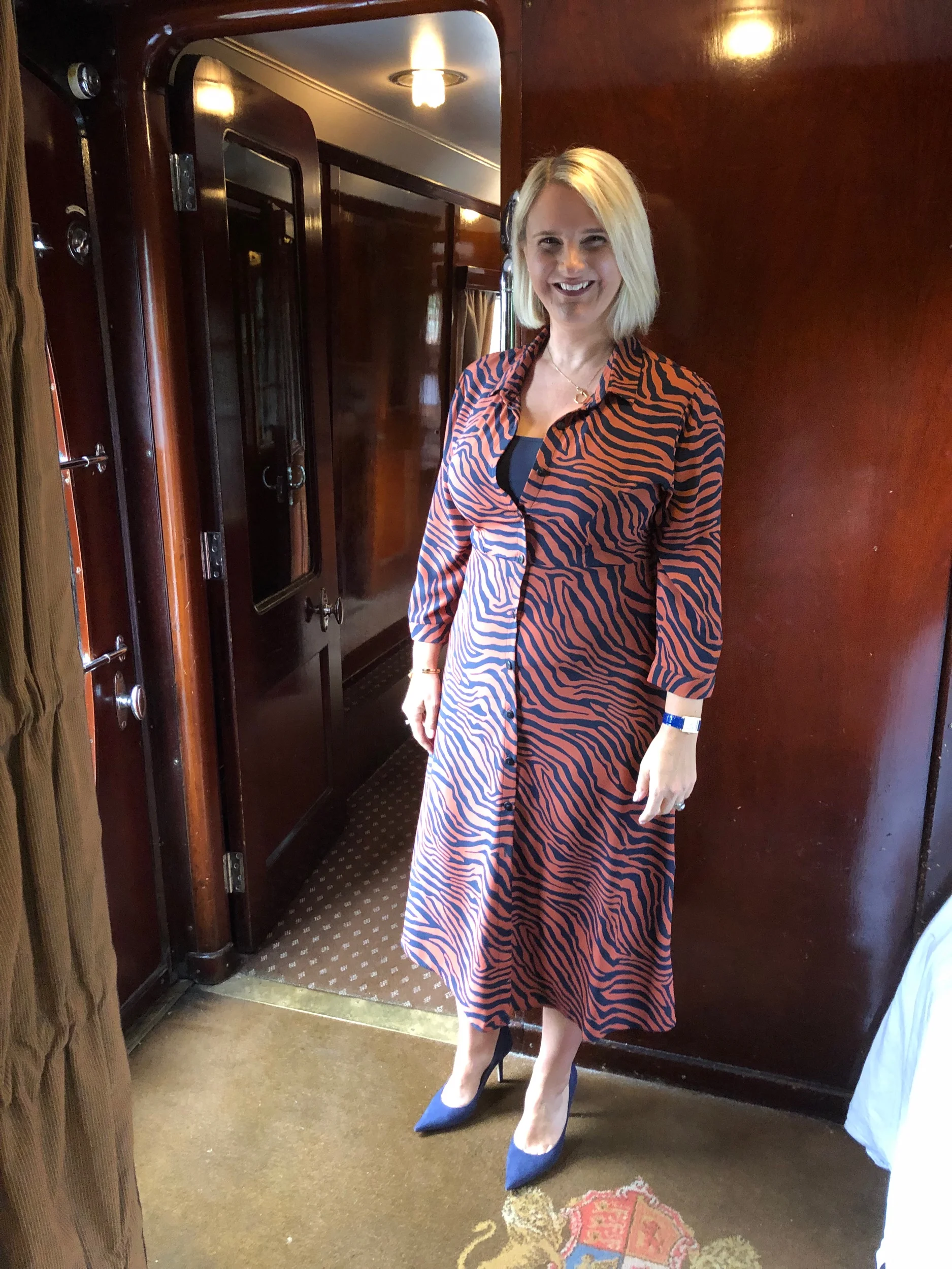 Having now done 4 Belmond British Pullman train journeys we’ve become quite friendly with the staff on board. Hahahahaha