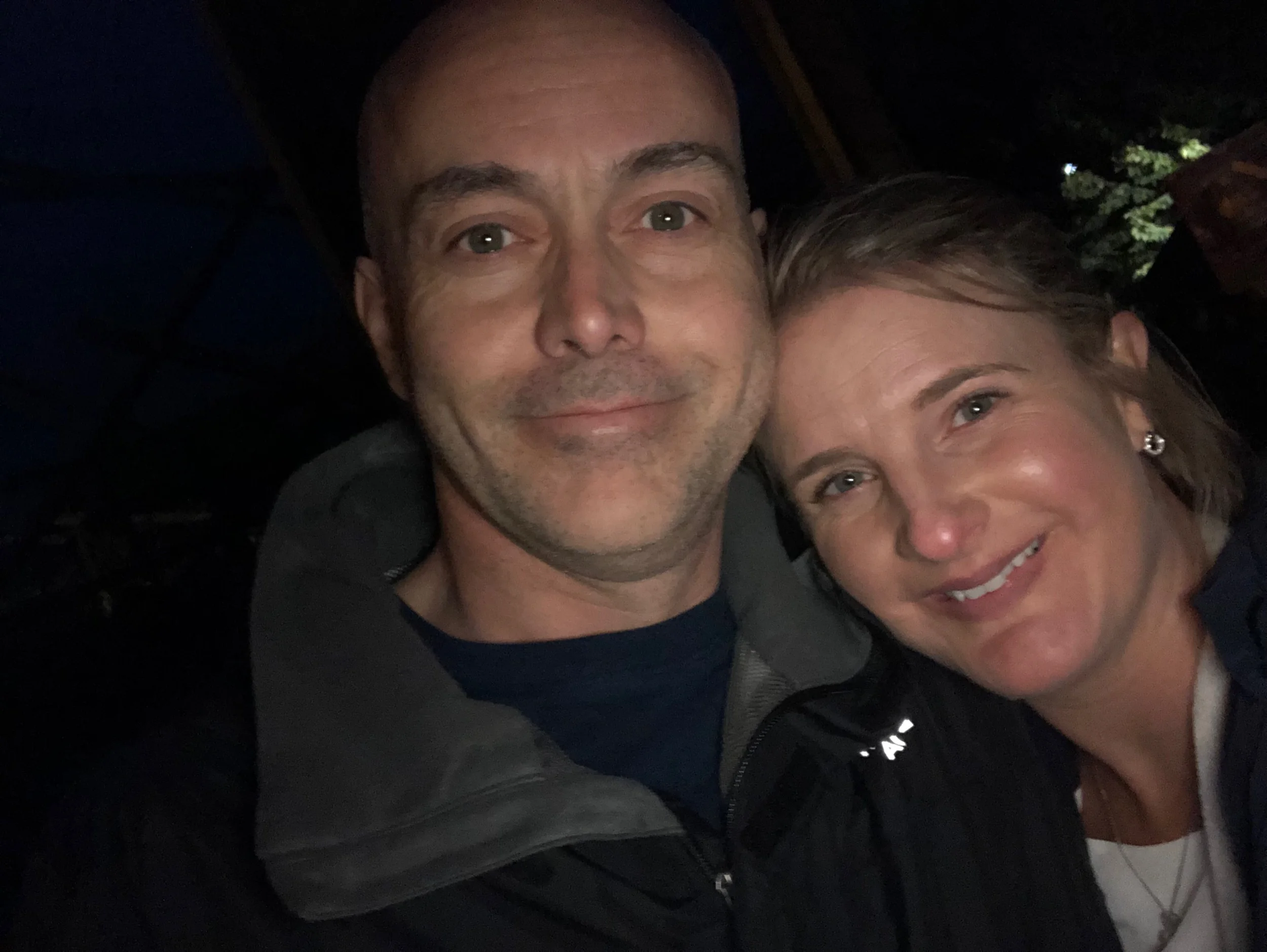 Date night in the dark.