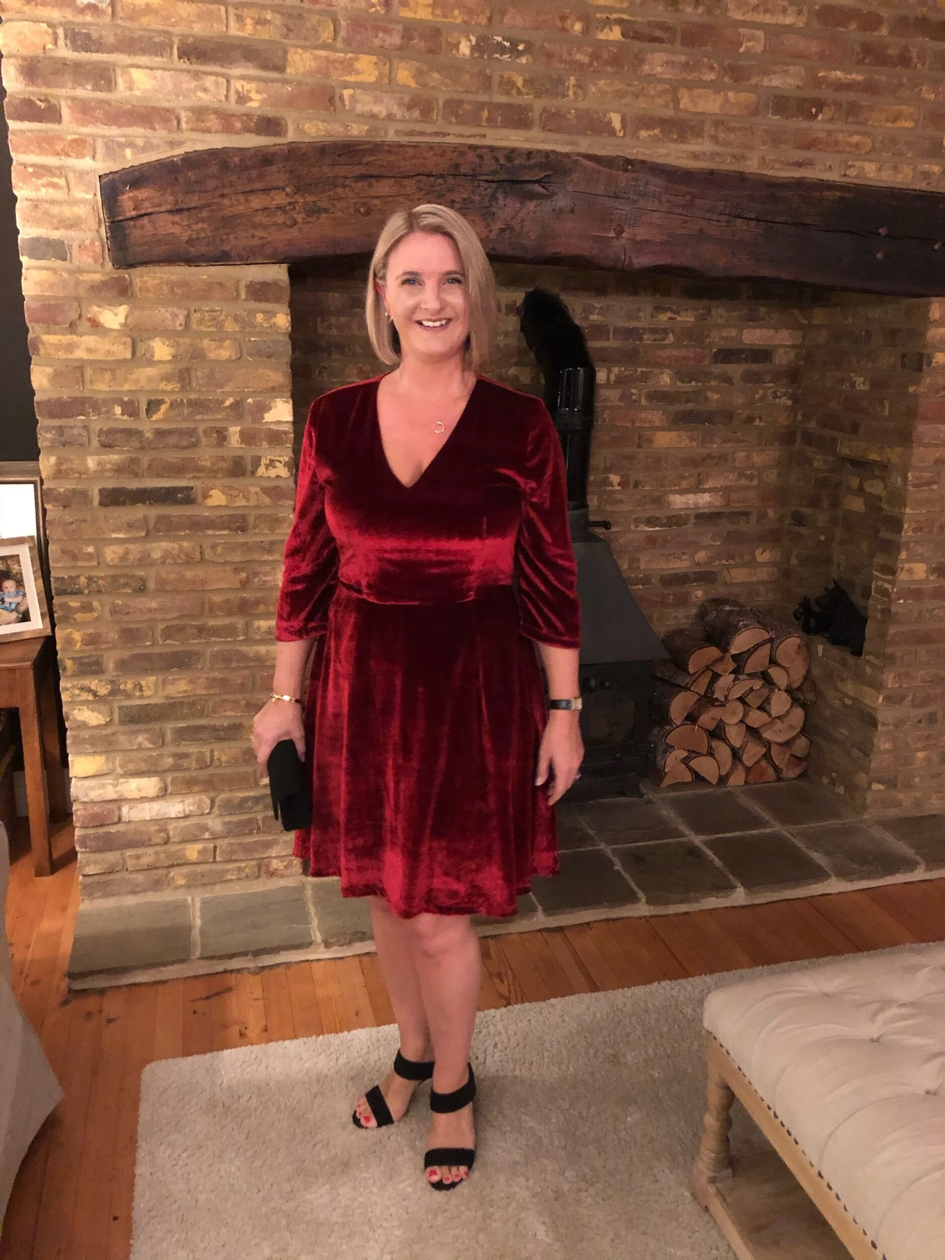 Dress from Tommy Hilfiger, Shoes from Christian Dior, Bag £6 from ASOS.