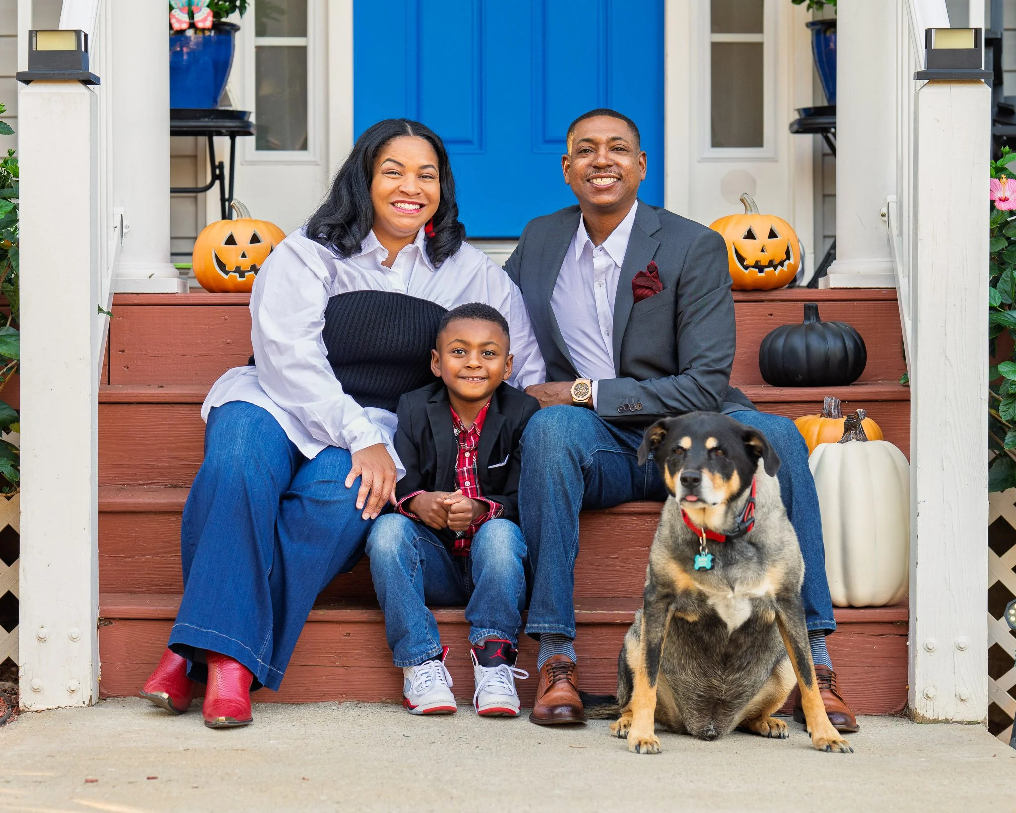 Family photograph in Richmond, VA