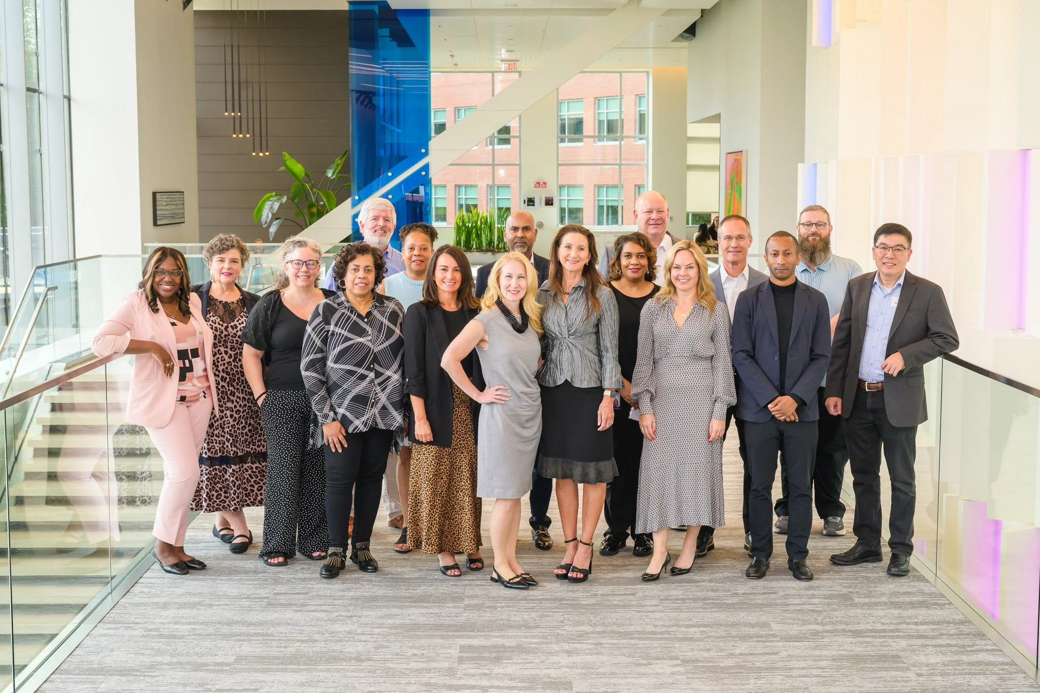 Photograph of a corporate team in Richmond, 
VA