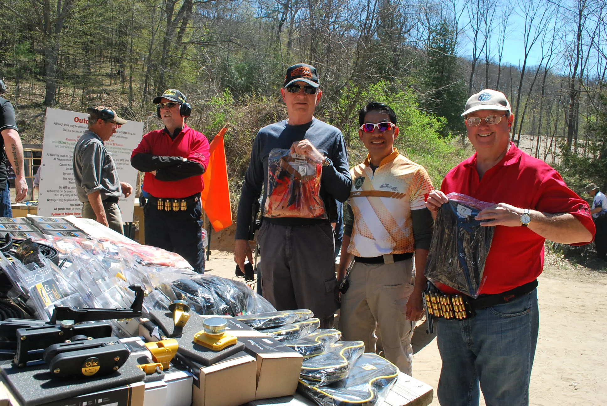Early bird prizes made possible by our generous sponsor Icarus Shirts... Thank You!