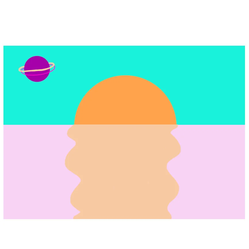 Sticker Pack / Sun & Saturn