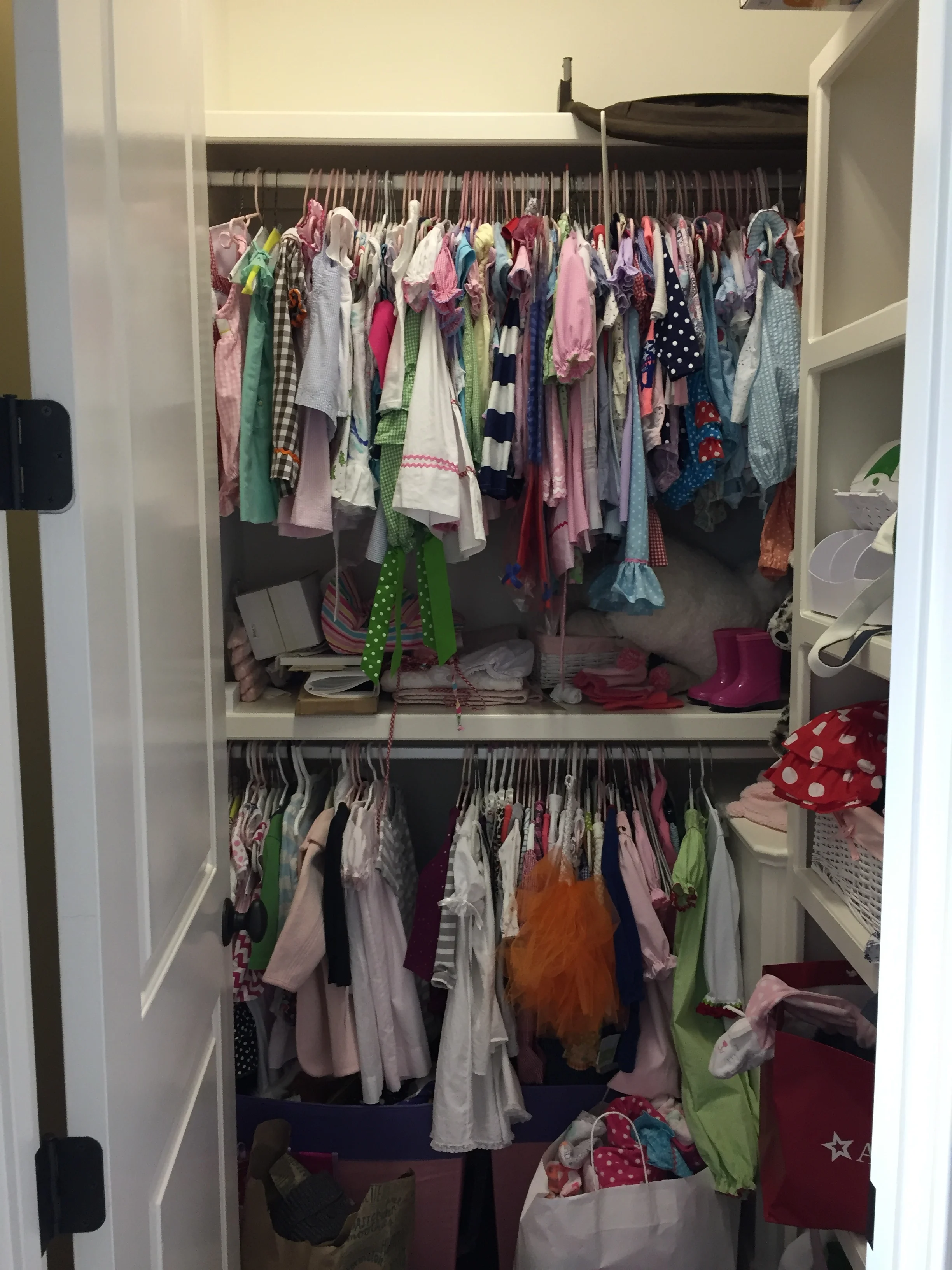 BEFORE: Daughter's Closet