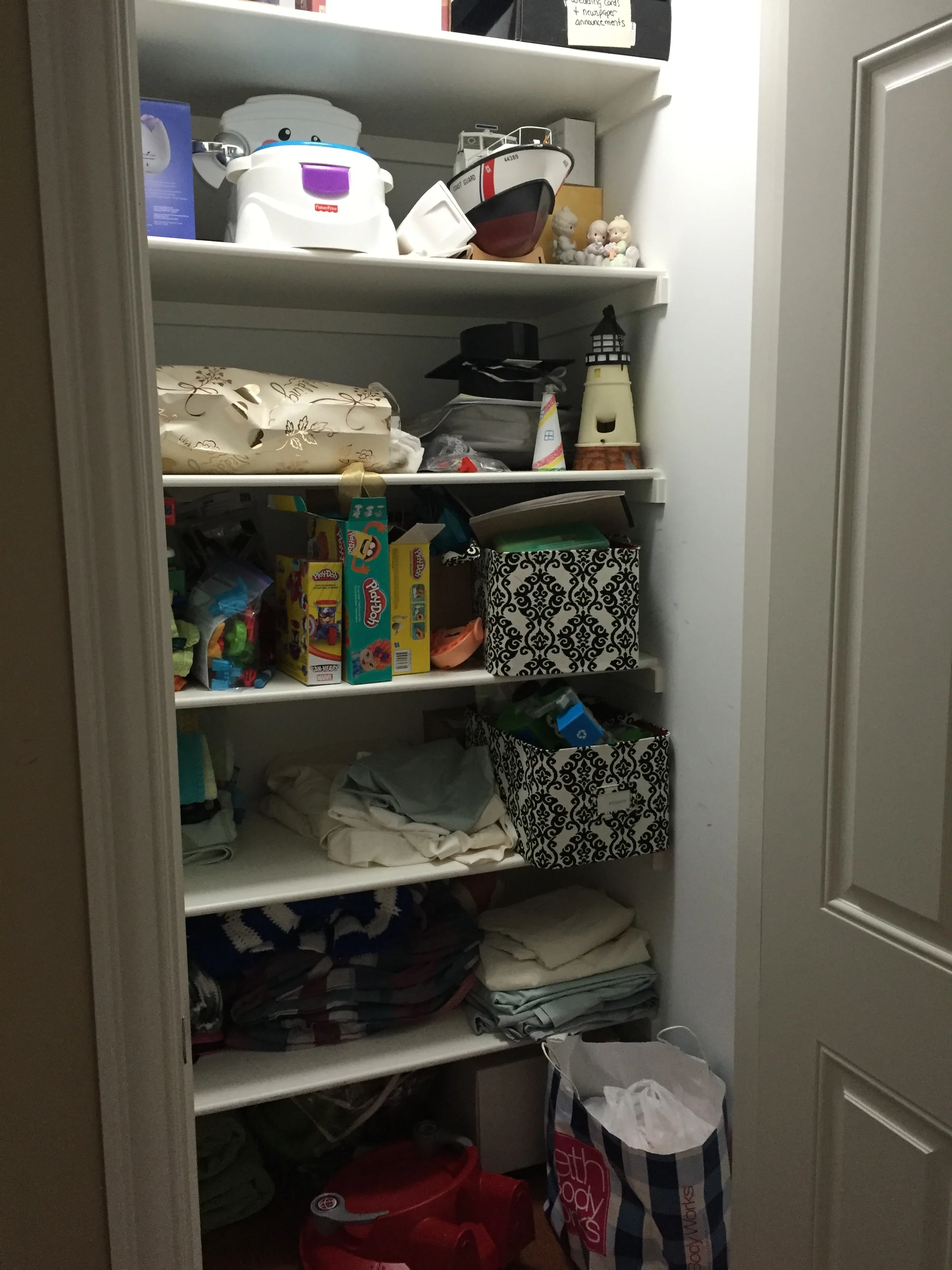 BEFORE: Catch All Closet