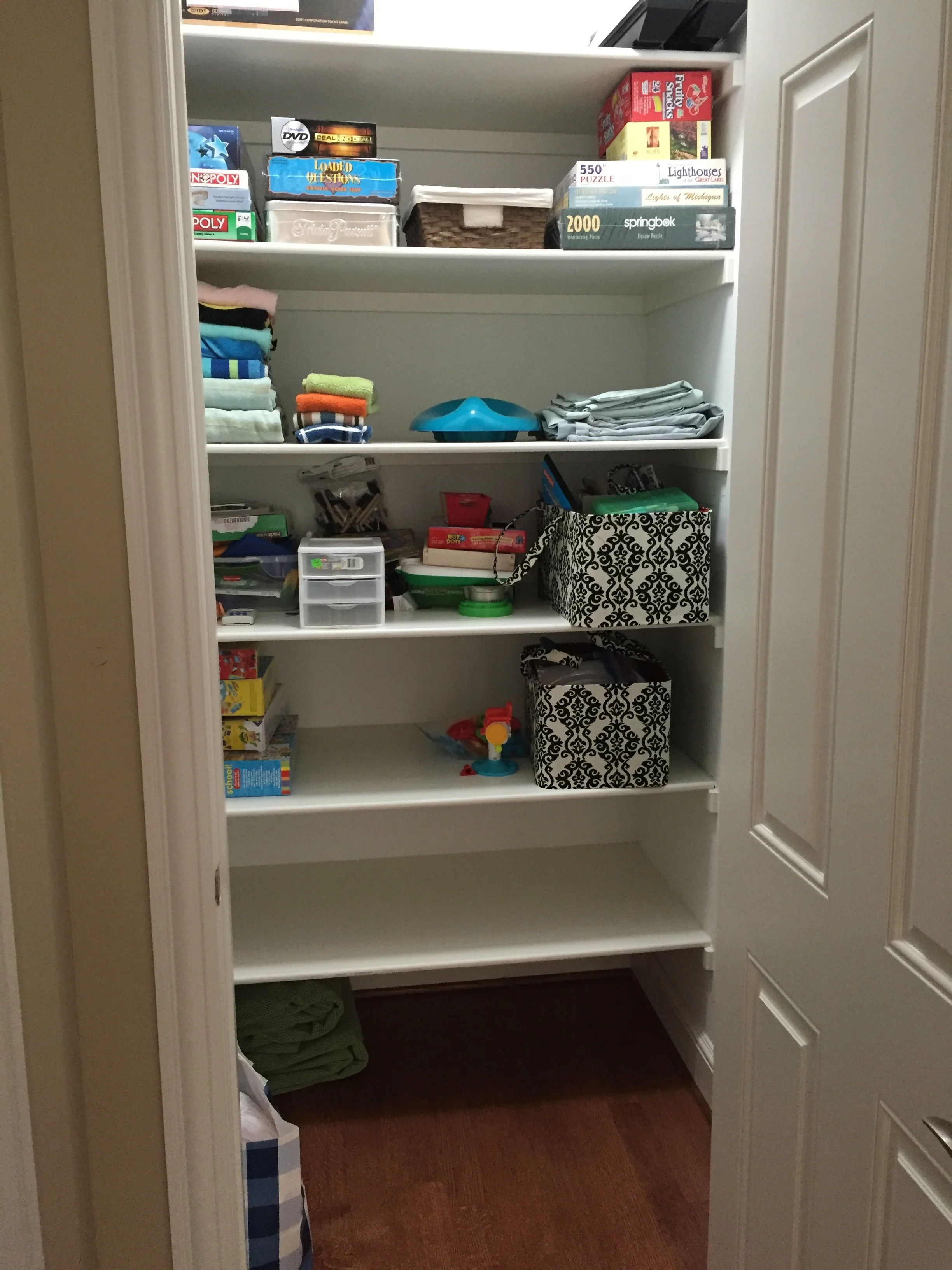 DURING: Catch All Closet