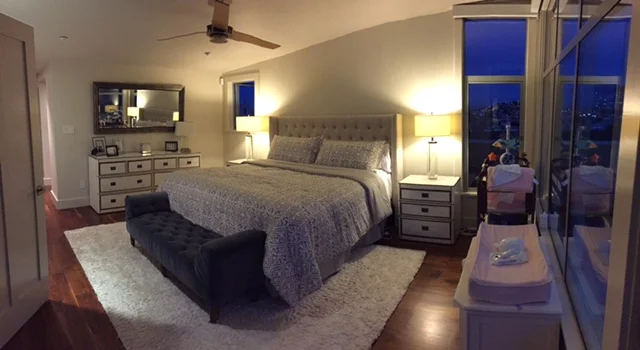 MASTER BEDROOM: After