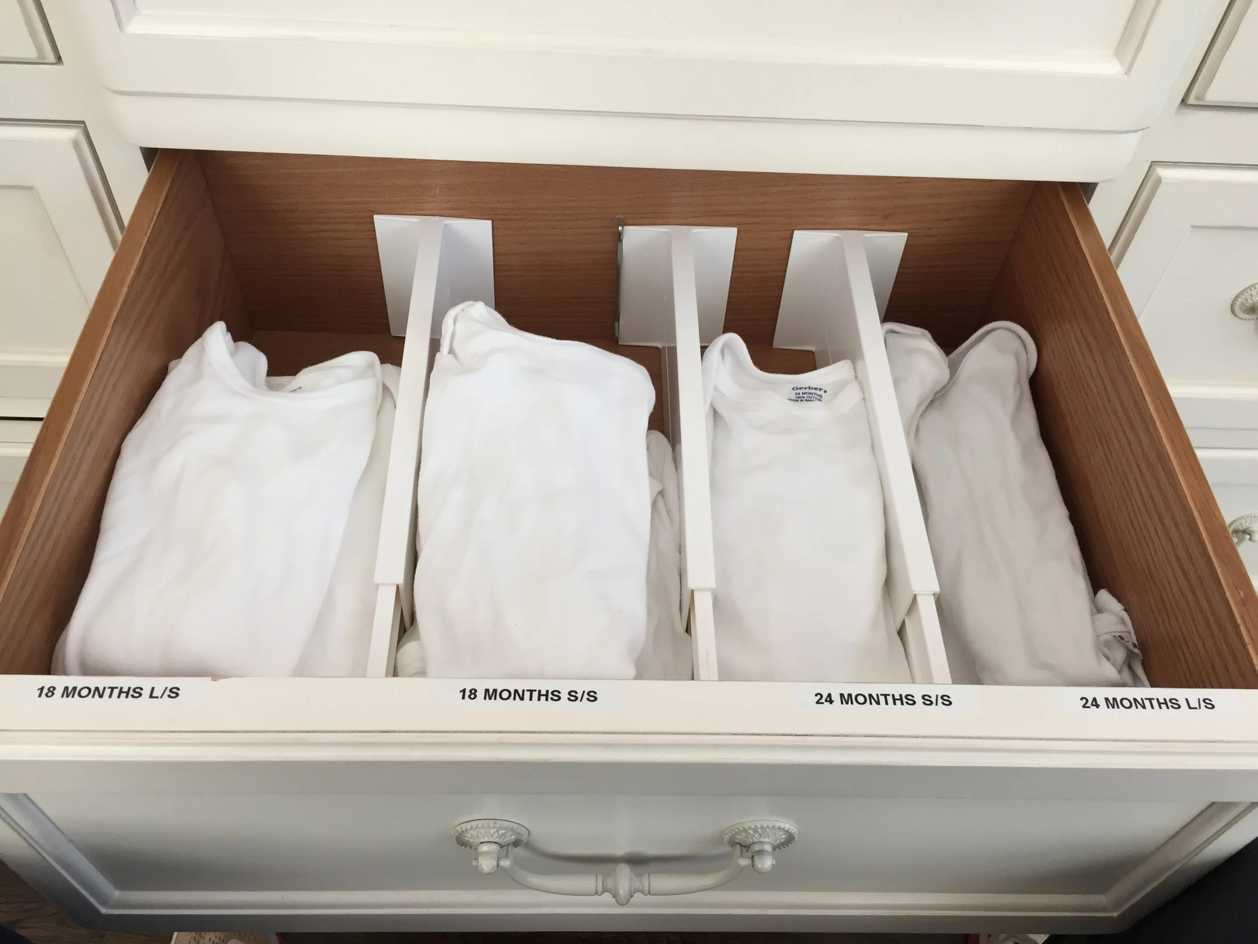 After: Daughter's Wardrobe Organization