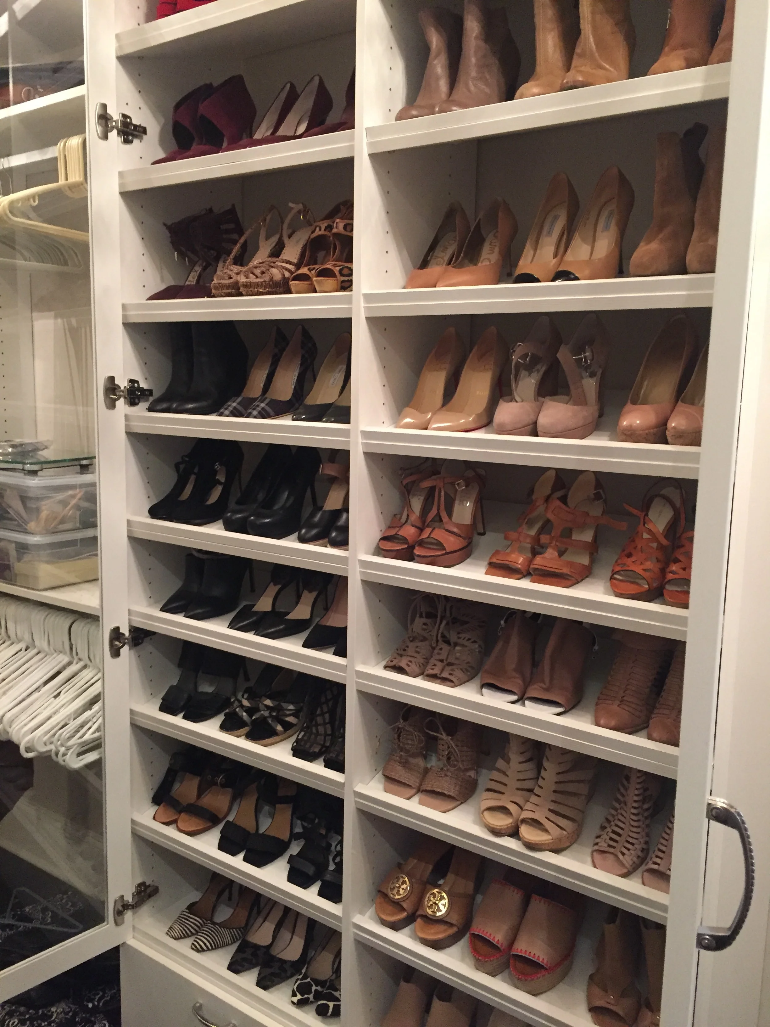  Shoes - after. They all fit! 