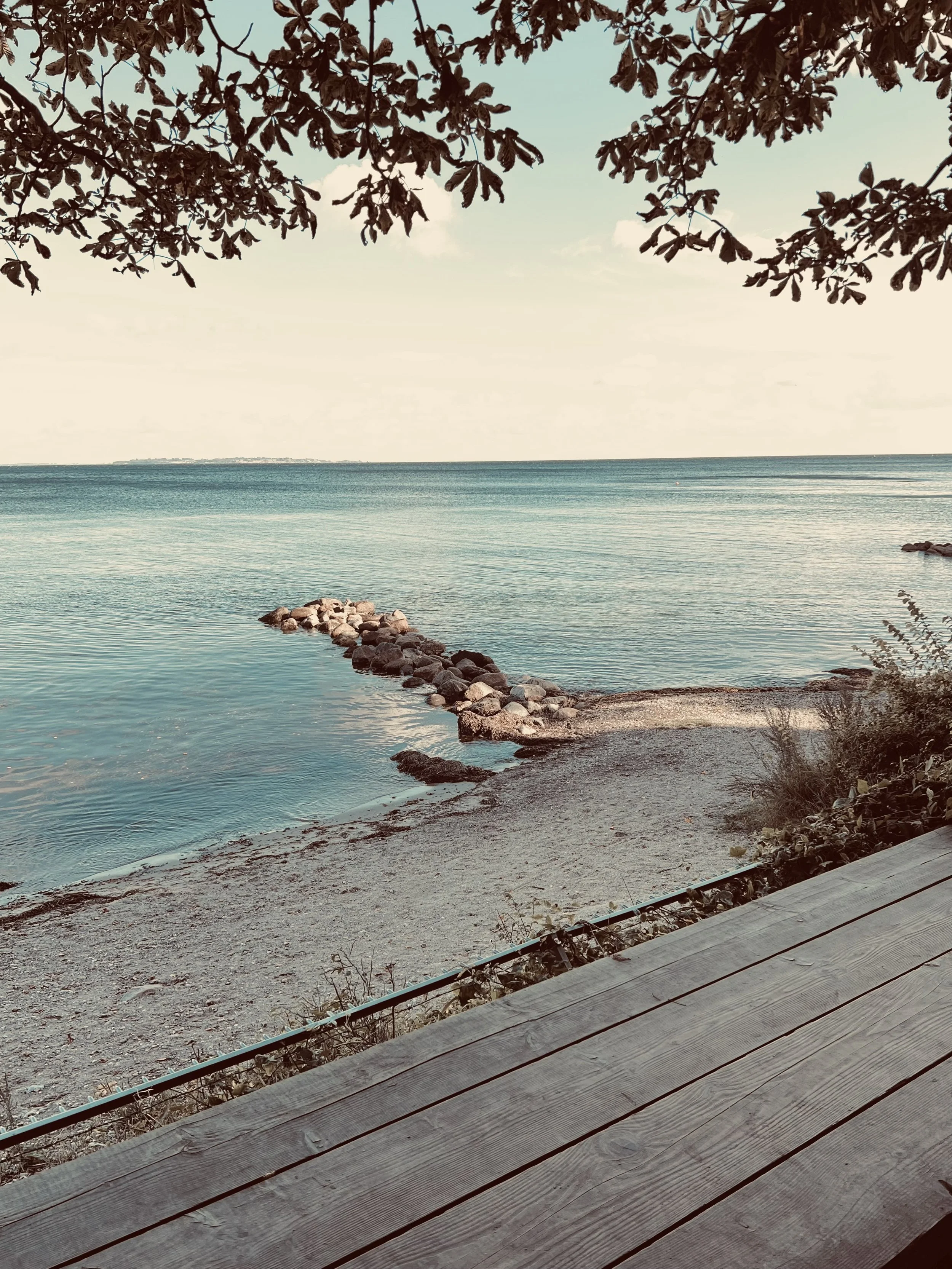Meer, Küste, blauer Himmel, Stimmung am Öresund