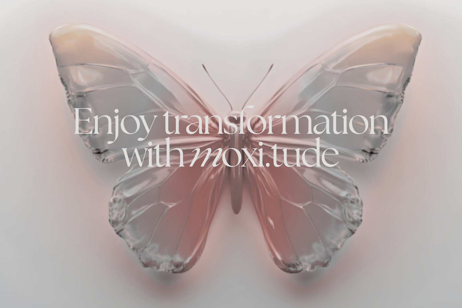 großer künstlicher Schmetterling in rosa, grau und gelb