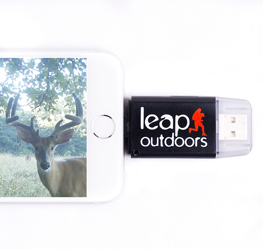 Leap Outdoors Apple Iphone Game and Trail Camera Viewer SD Card Reader for Ap... 