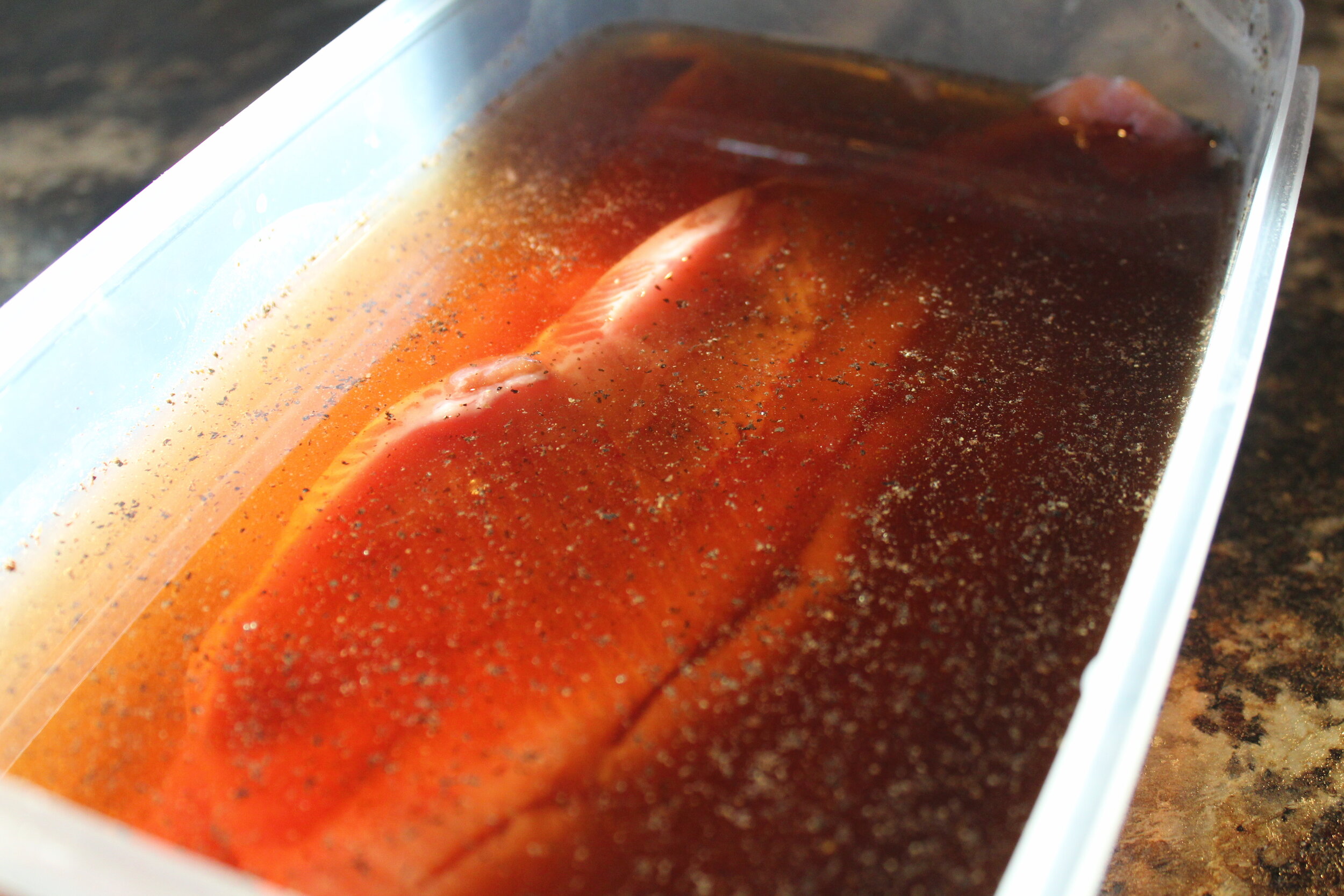 Create your bine and marinate for one hour