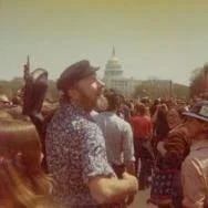 Me (on left) with Pete Seeger in D.C. when I was 12. S.L.Y.M.I. beginnings!