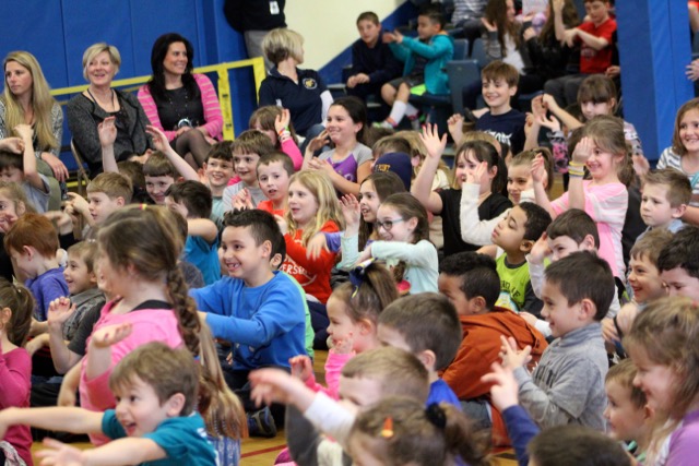 Blue Point Elementary School SLYMI Assembly Audience