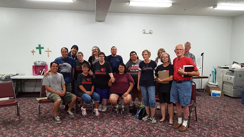 Bob Prue with SWAMP-In volunteers