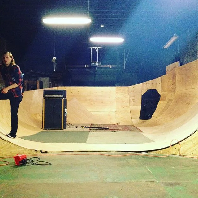 #tbt that time we played a skate ramp in Michigan.