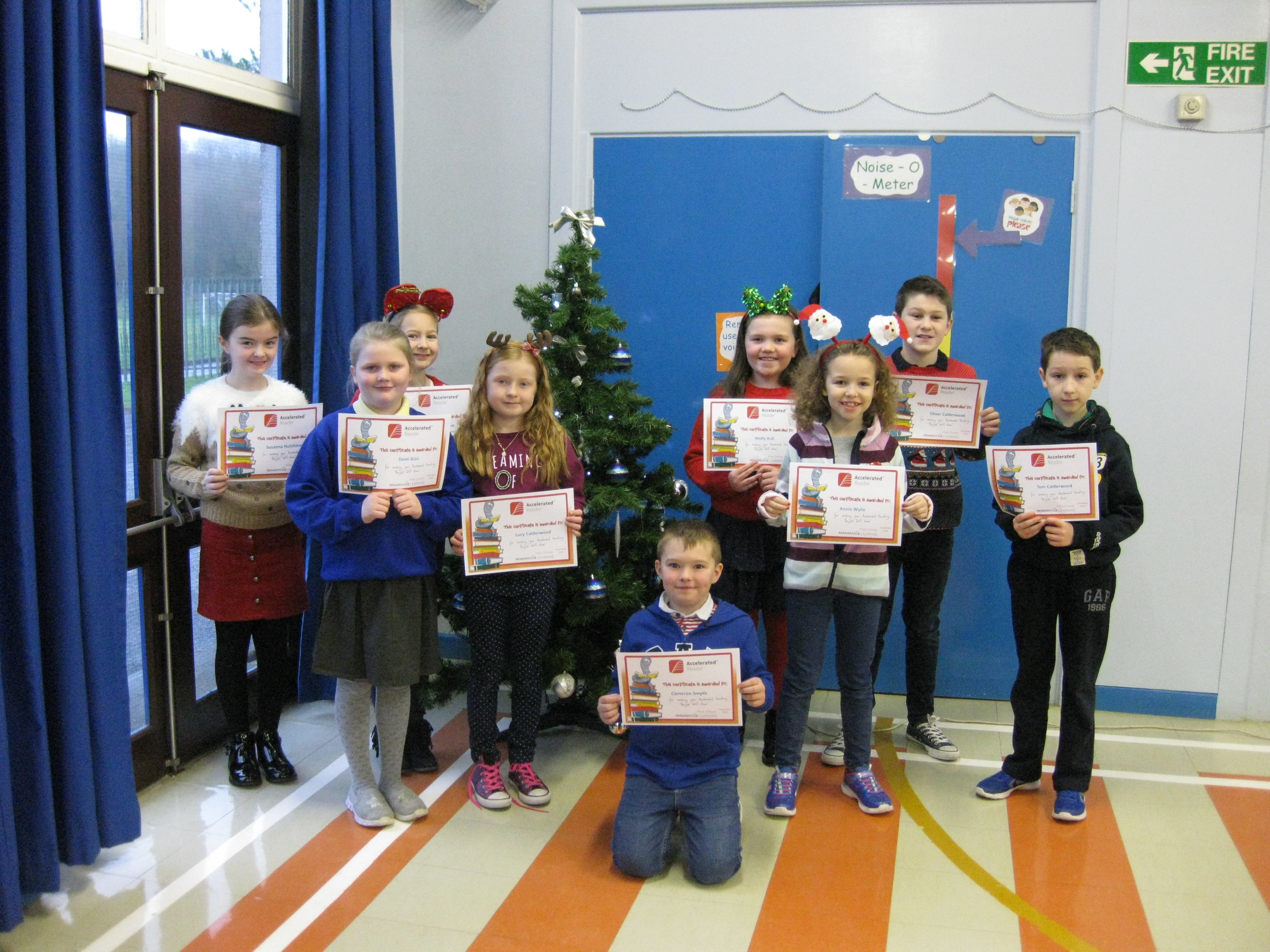 P5 Accelerated Reading Certificates