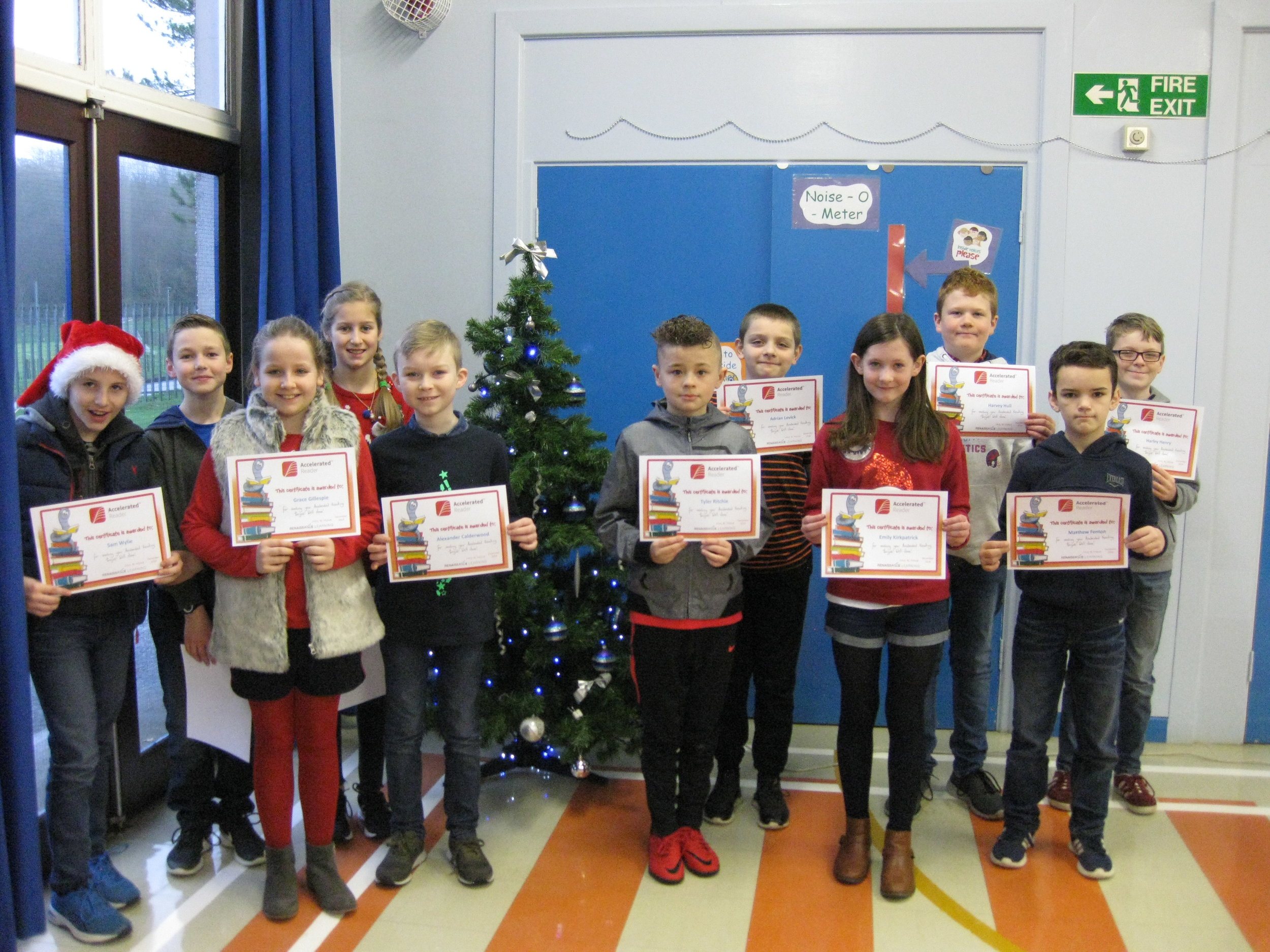 P7 Accelerated Reading Certificates