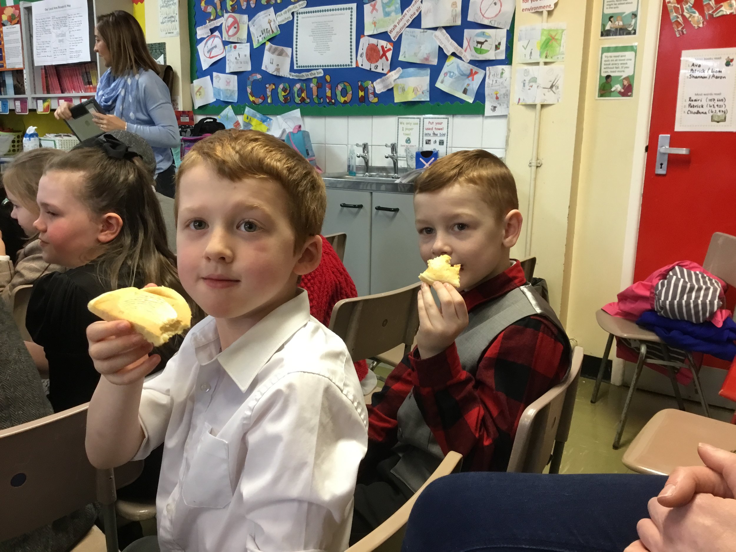 Alexander enjoyed his soda bread.