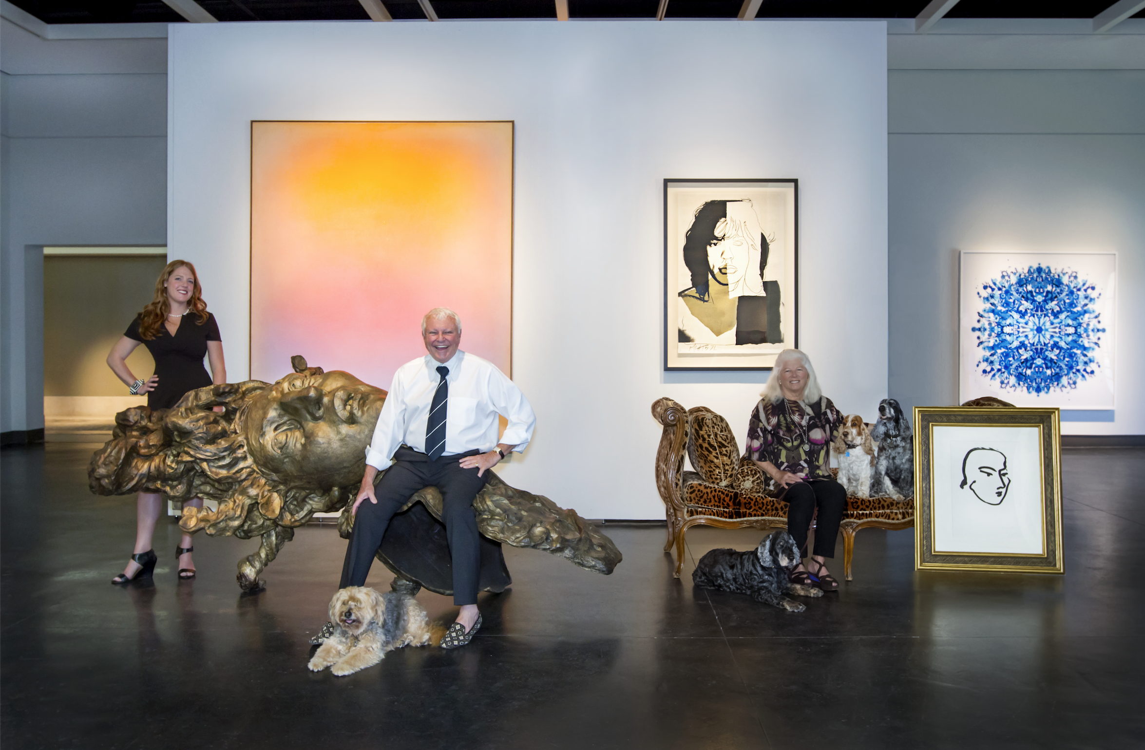 with my co-workers at J. Johnson Gallery | Jacksonville Beach, Florida image: Jessie Preza
