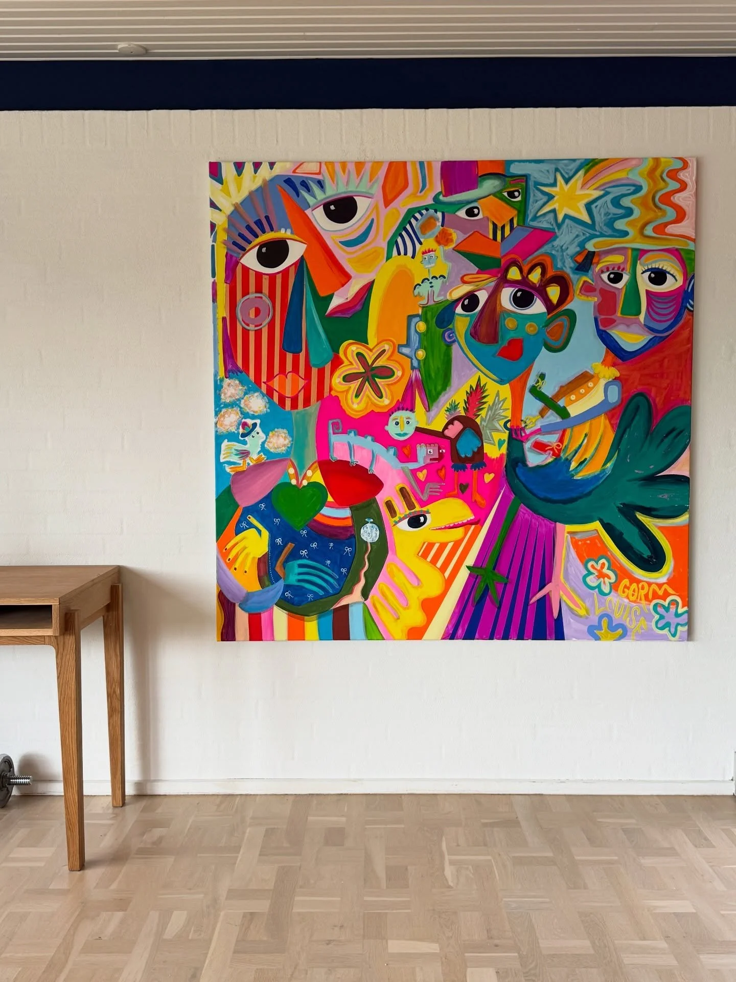 LIFE UPSIDE DOWN 🌈

New original painting &bull; For sale

150 x 150 cm
Will soon be framed in oak.

32.500 dkk
4343&euro;

DM for purchase 🤍

Best Louise